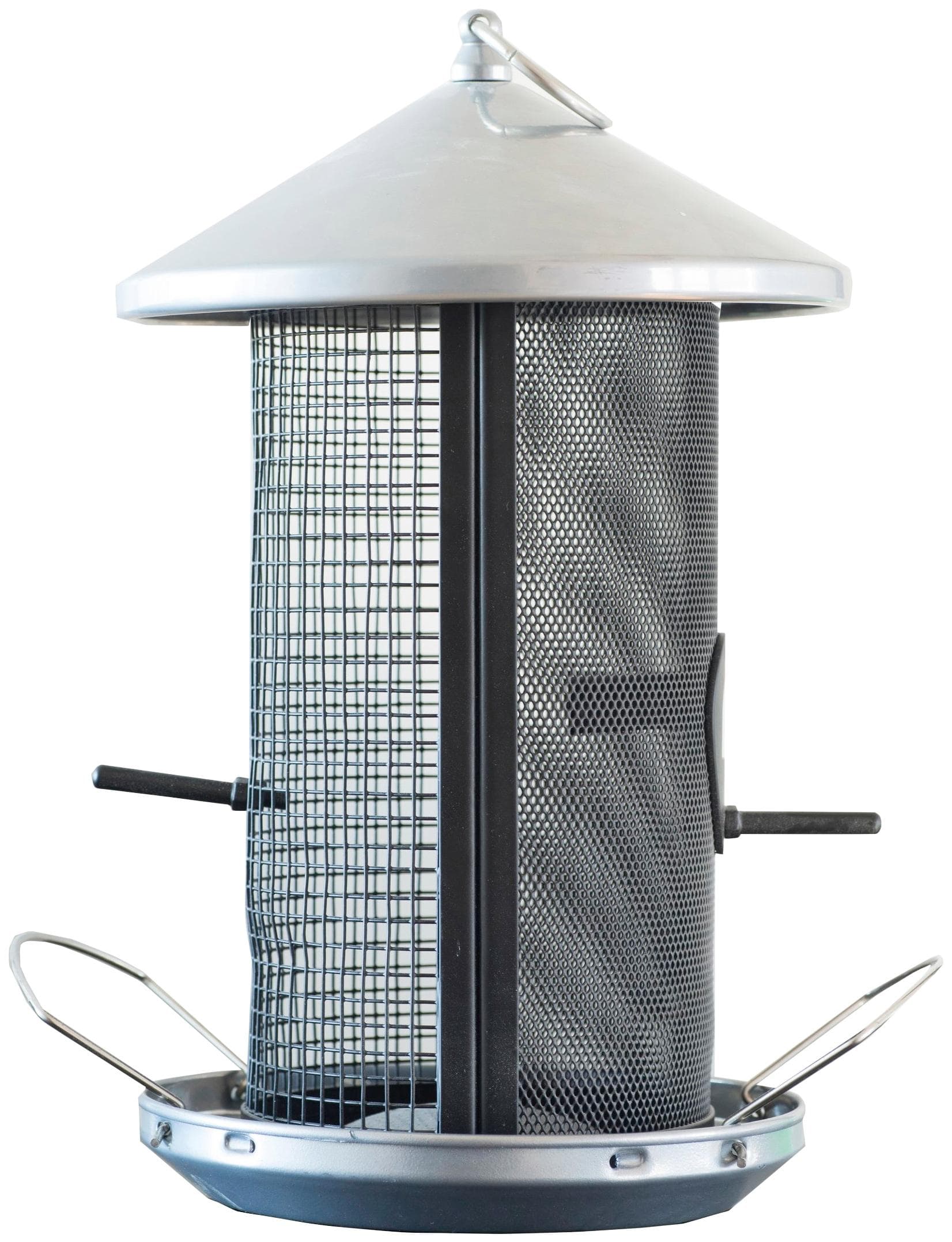 Windhager Vogelhaus Happy Bird silber Metall Futterautomat