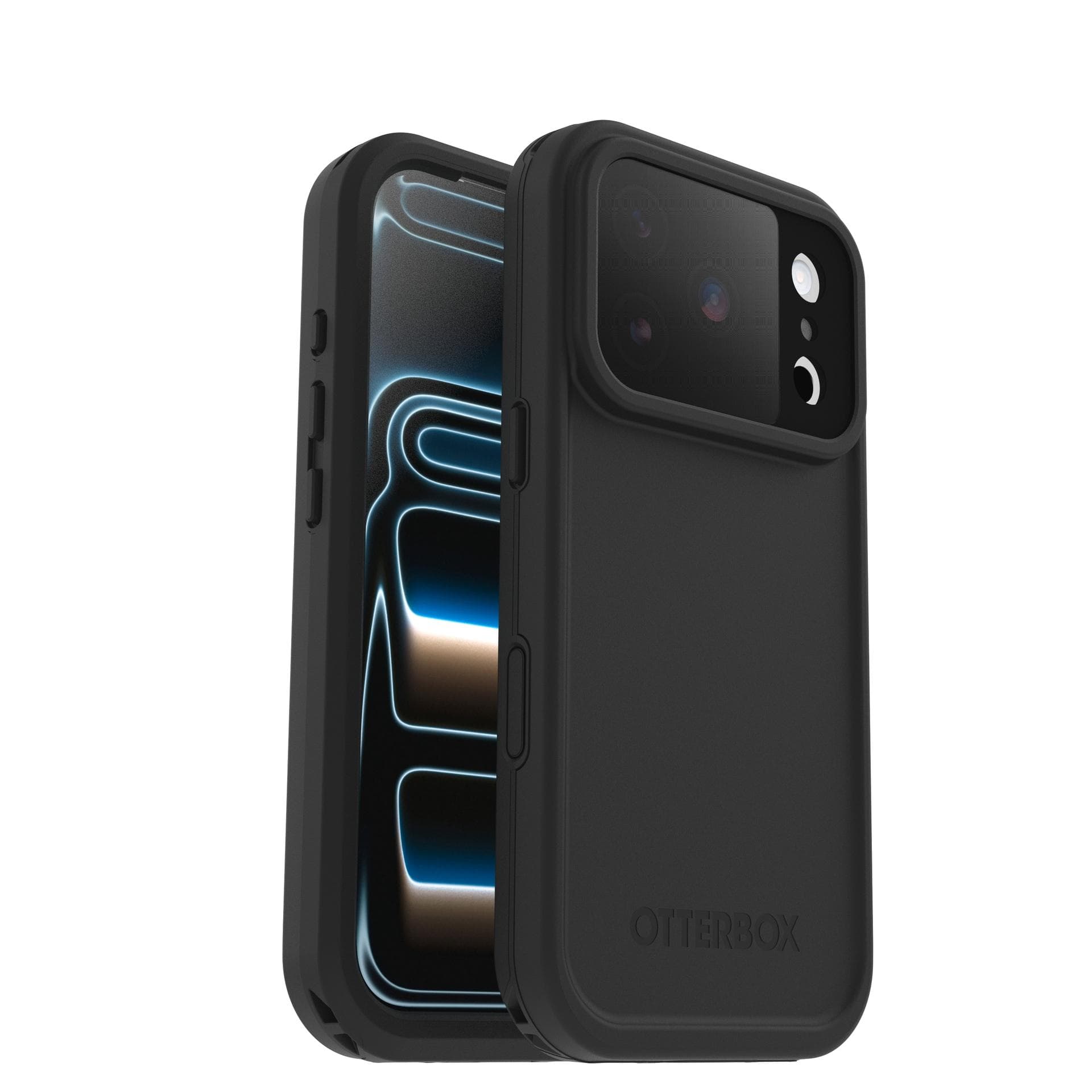 OtterBox Fre MagSafe Series Handyhülle für iPhone 17 Pro - Schwarz