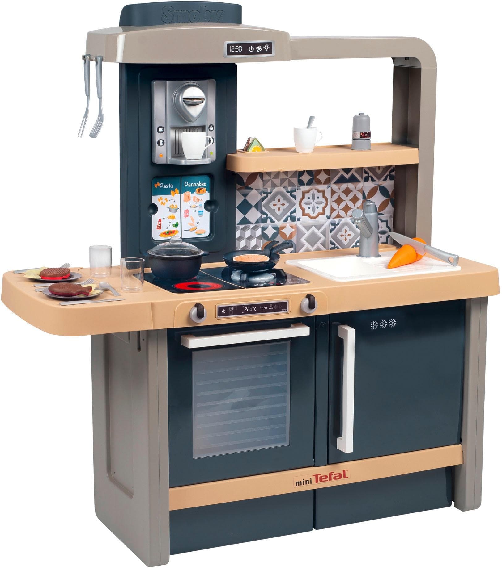 Smoby Spielküche Tefal Evo Kunststoff mit Höhenverstellbarer Arbeitsplatte