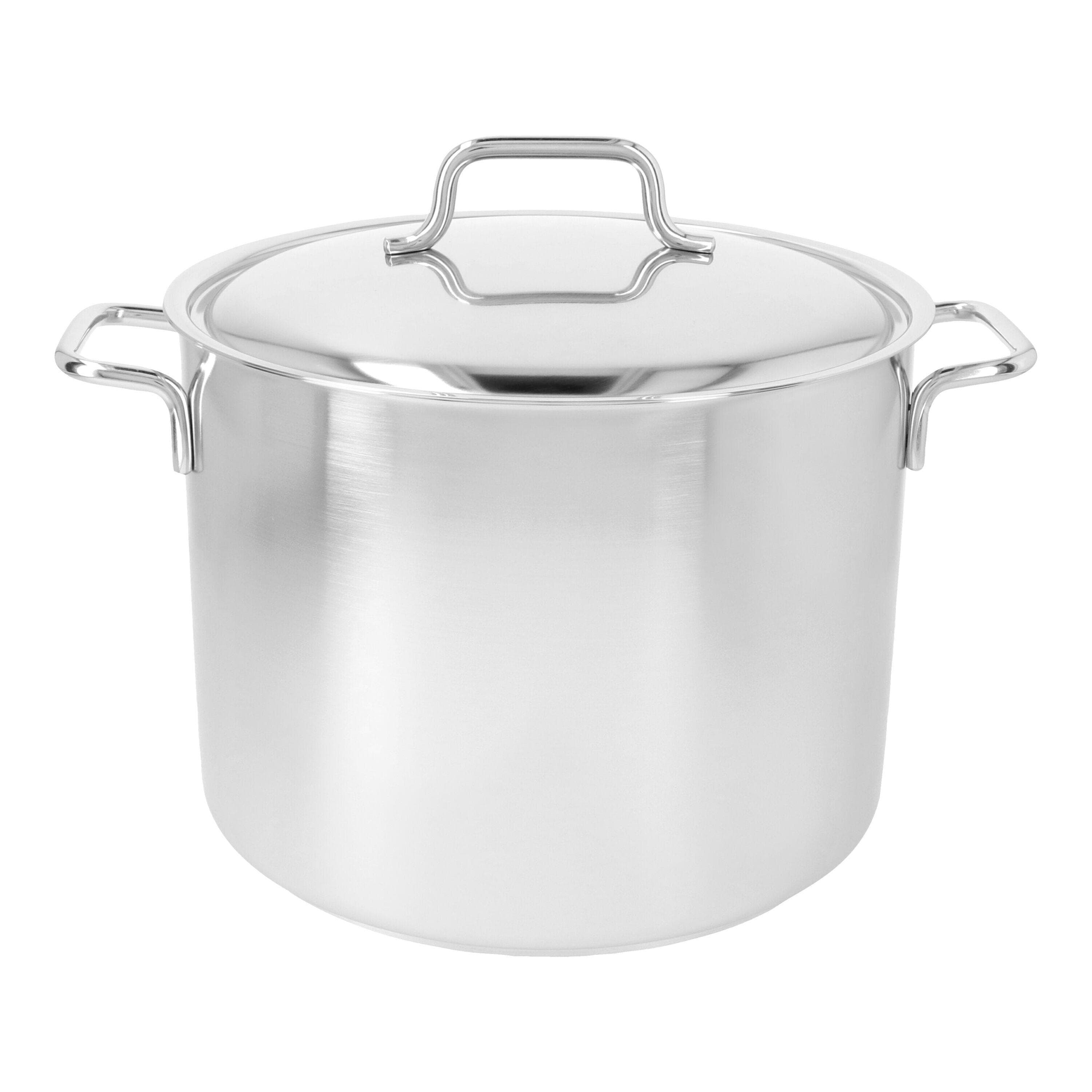 Demeyere Apollo 7 Kochtopf mit Deckel 24 cm Edelstahl Silber