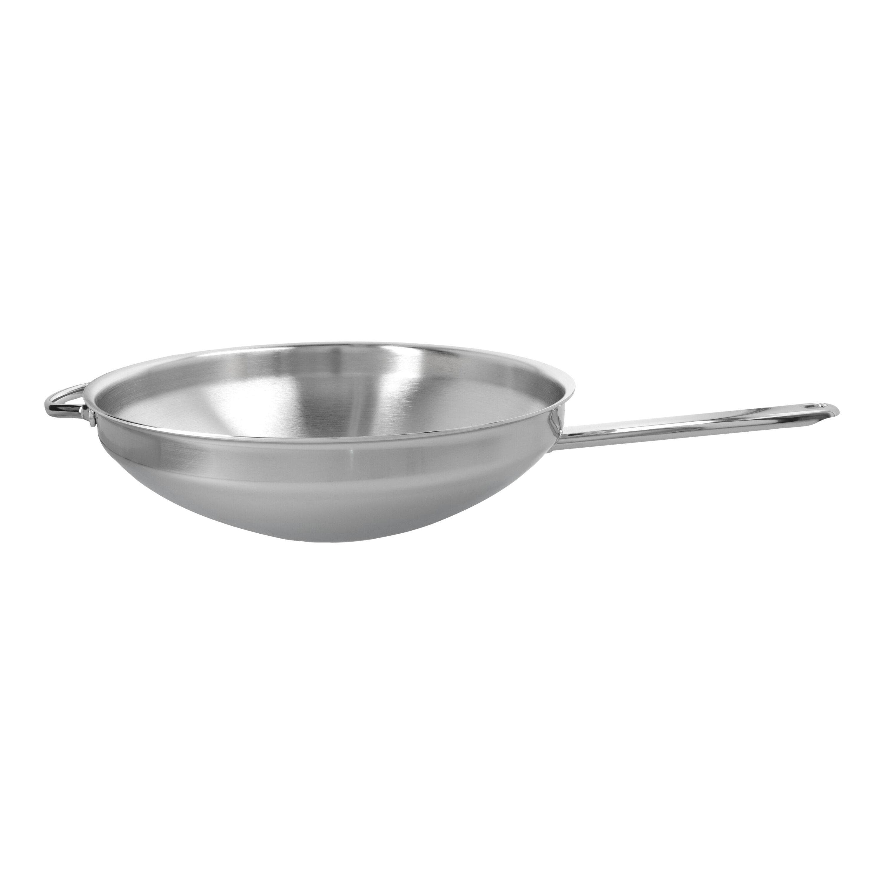 Demeyere Apollo 7 Wok 32 cm 18/10 Edelstahl Flachboden