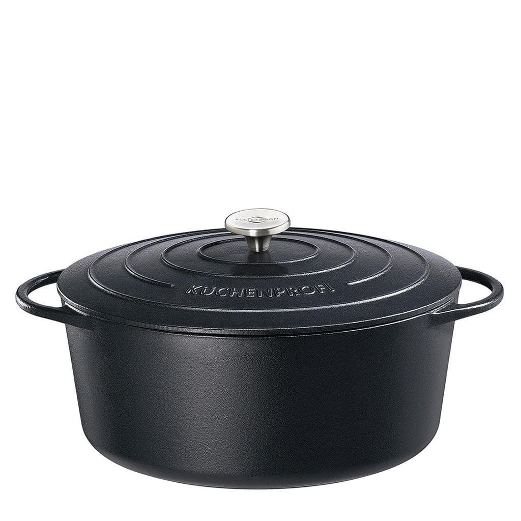 Küchenprofi Bratentopf Provence Schwarz Metall 6 L