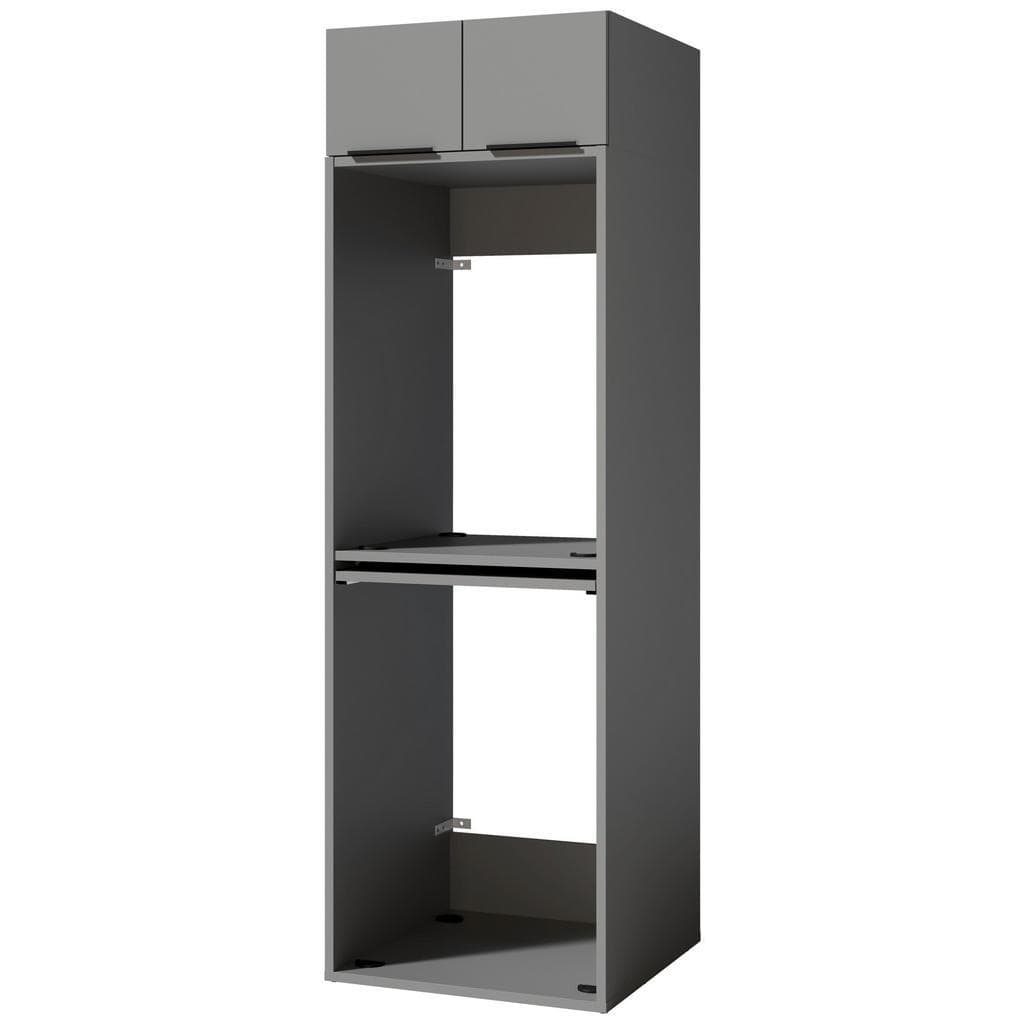 Mid.you Waschmaschinenschrank Tidy Hero Grau Metall