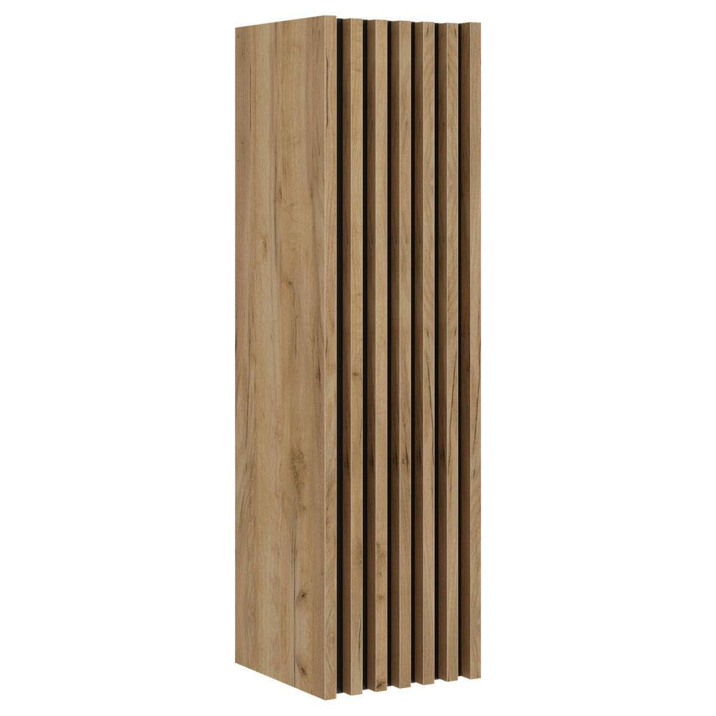 Mid.you Midischrank Schwarz Eiche Gold Holzwerkstoff 3 Fächer Hängend