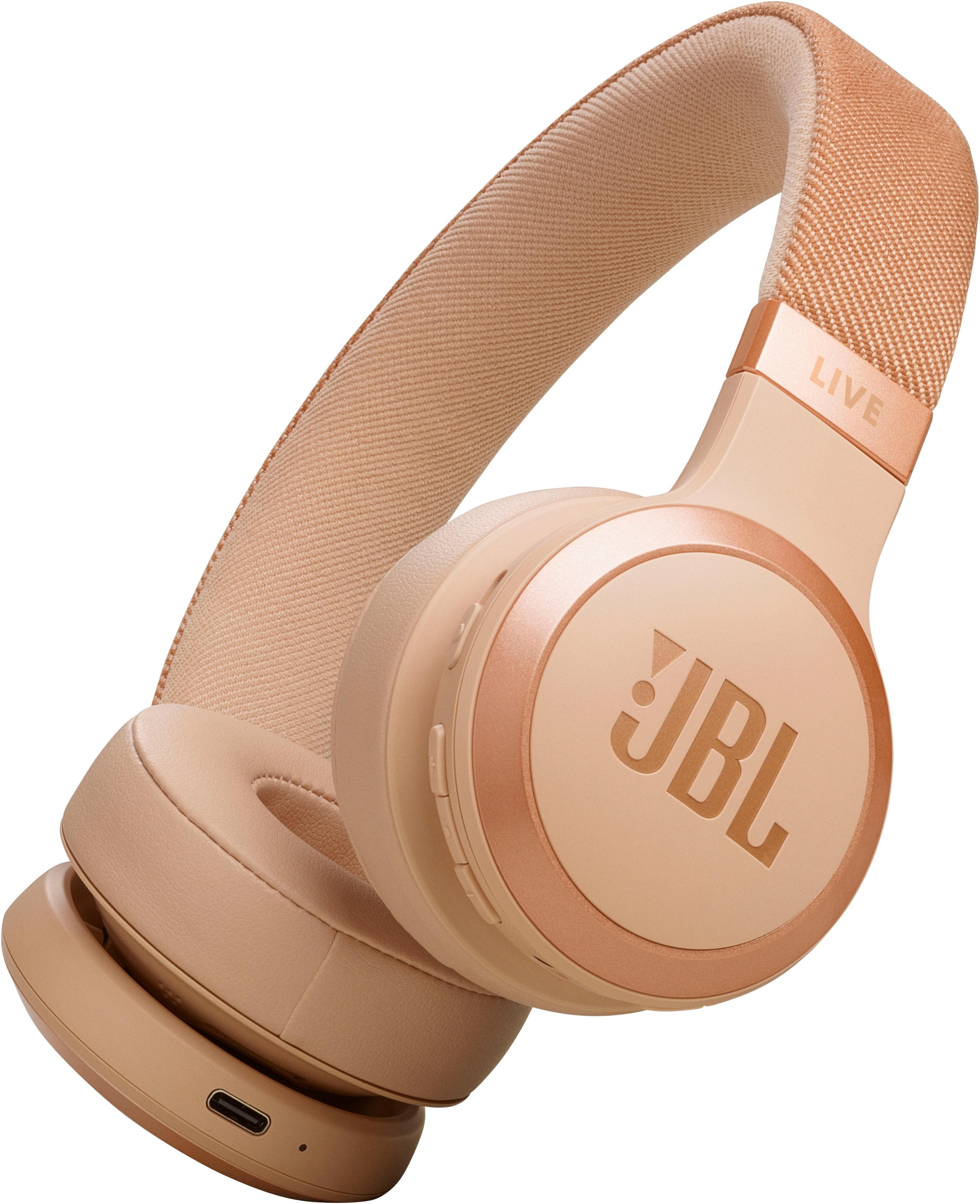JBL LIVE 670NC On-Ear Kopfhörer Beige Bluetooth