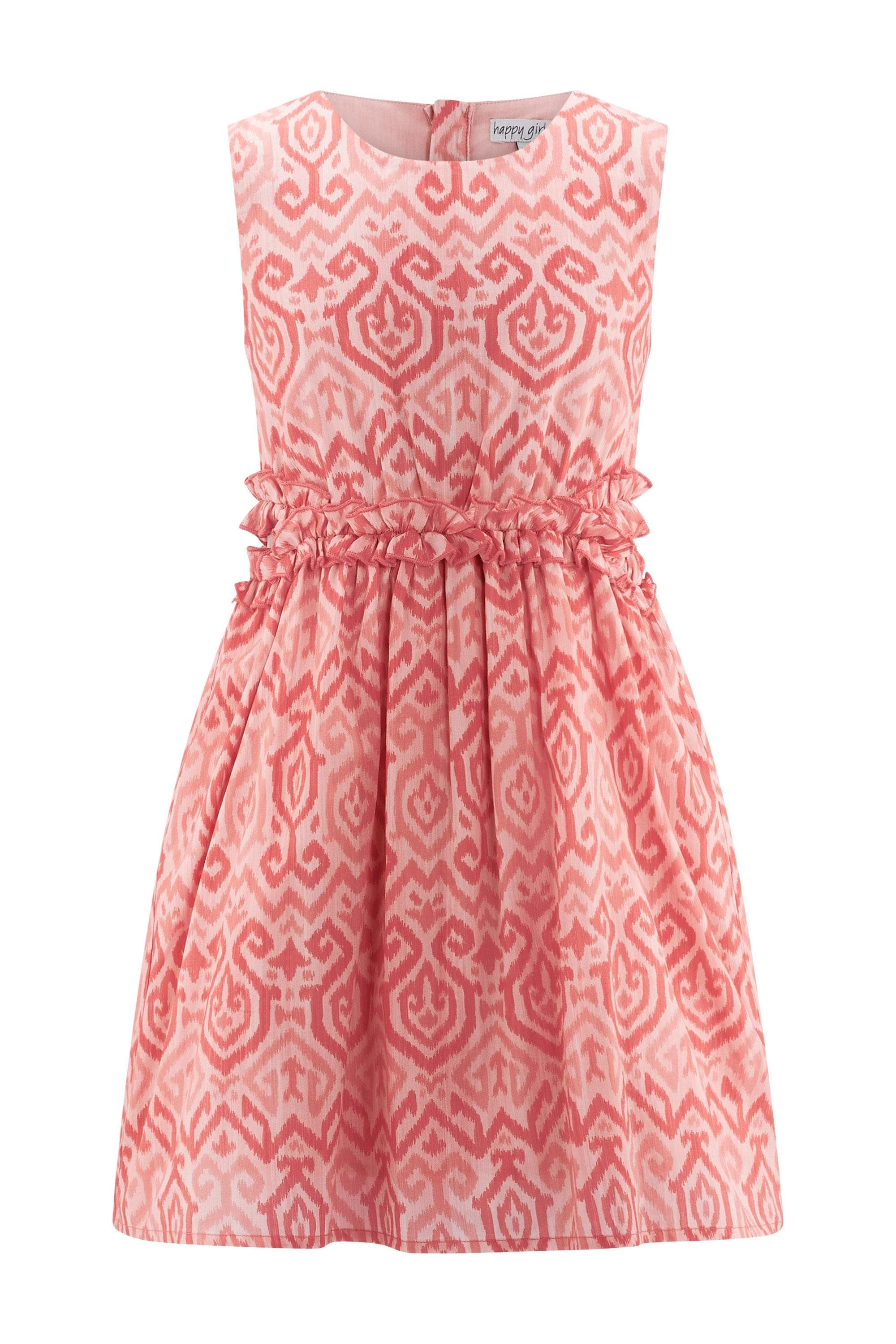happy girls Sommerkleid Mädchen 100% Baumwolle Rosa