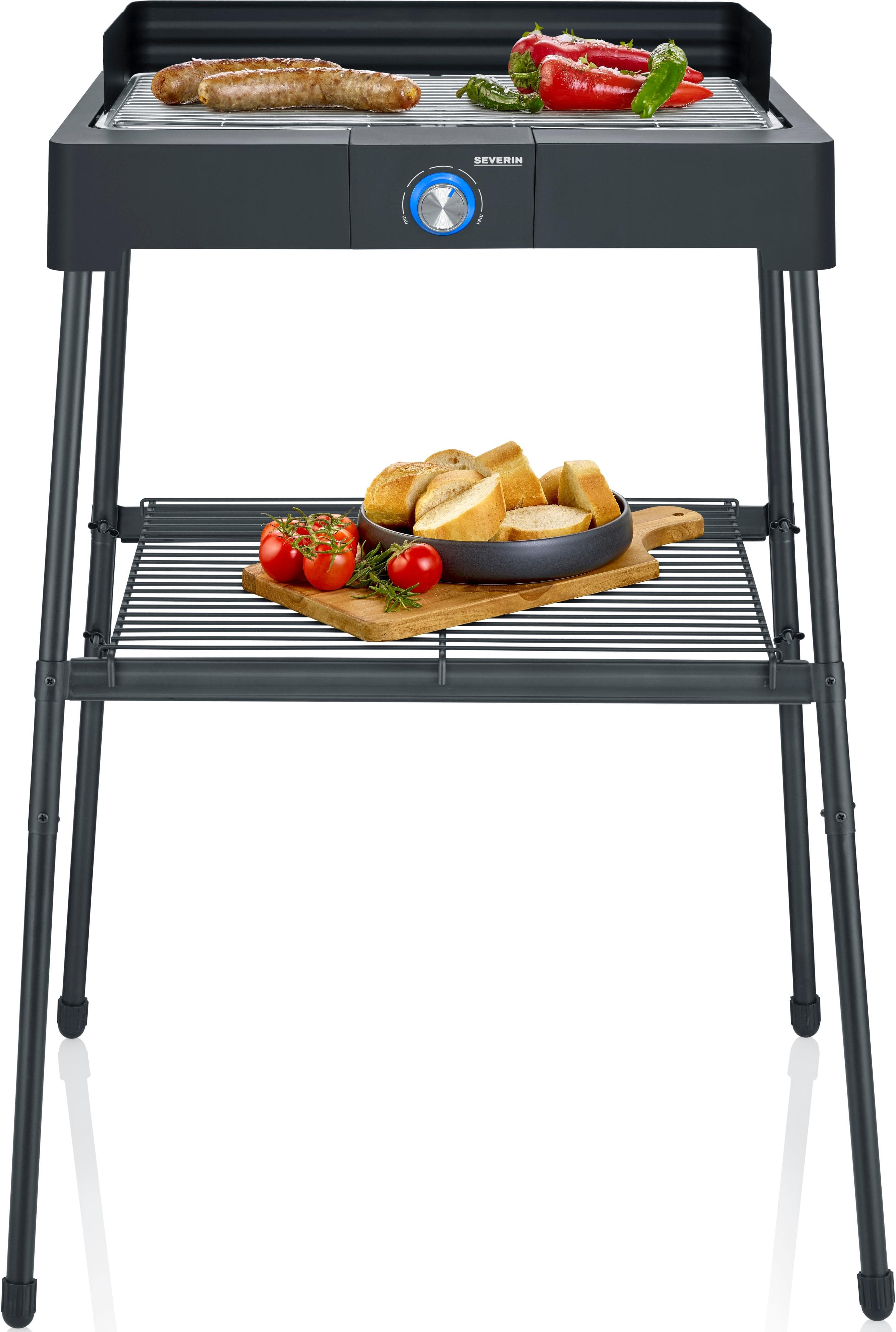 Severin Elektro Tischgrill Kontrollleuchte Schwarz