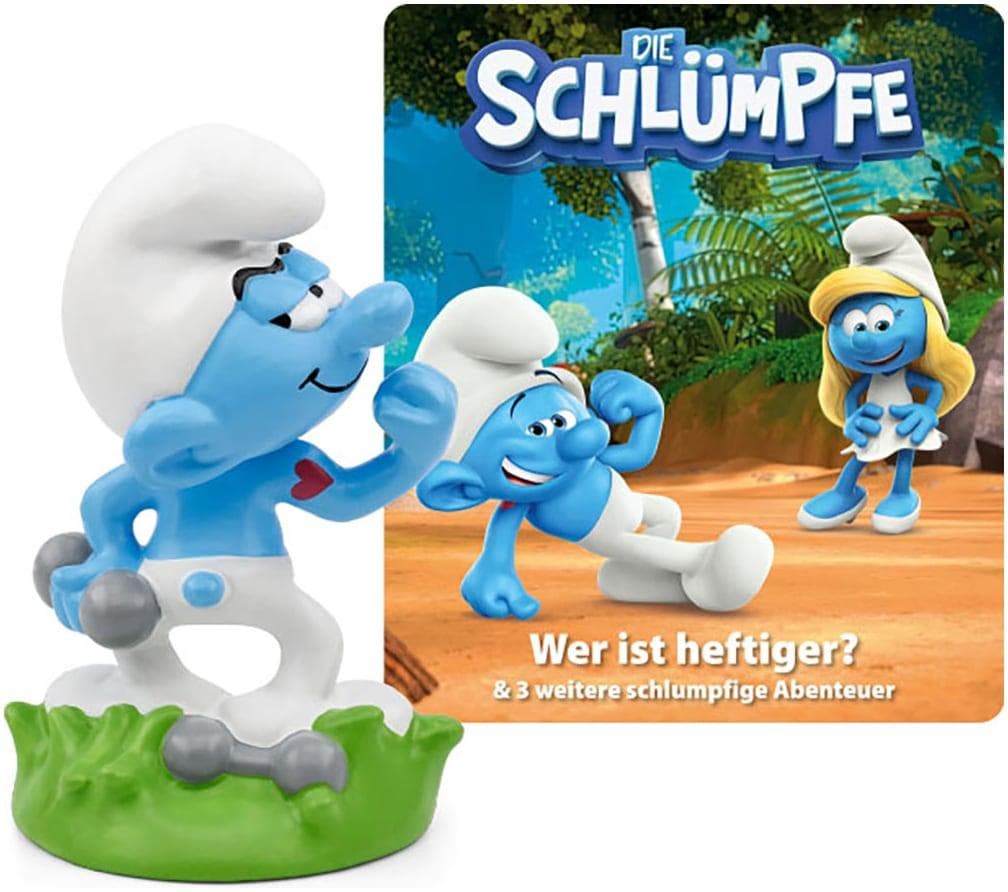tonies Hörspielfigur Hefty Schlumpf - Wer ist heftiger? & 3 weitere schlumpfige Abenteuer