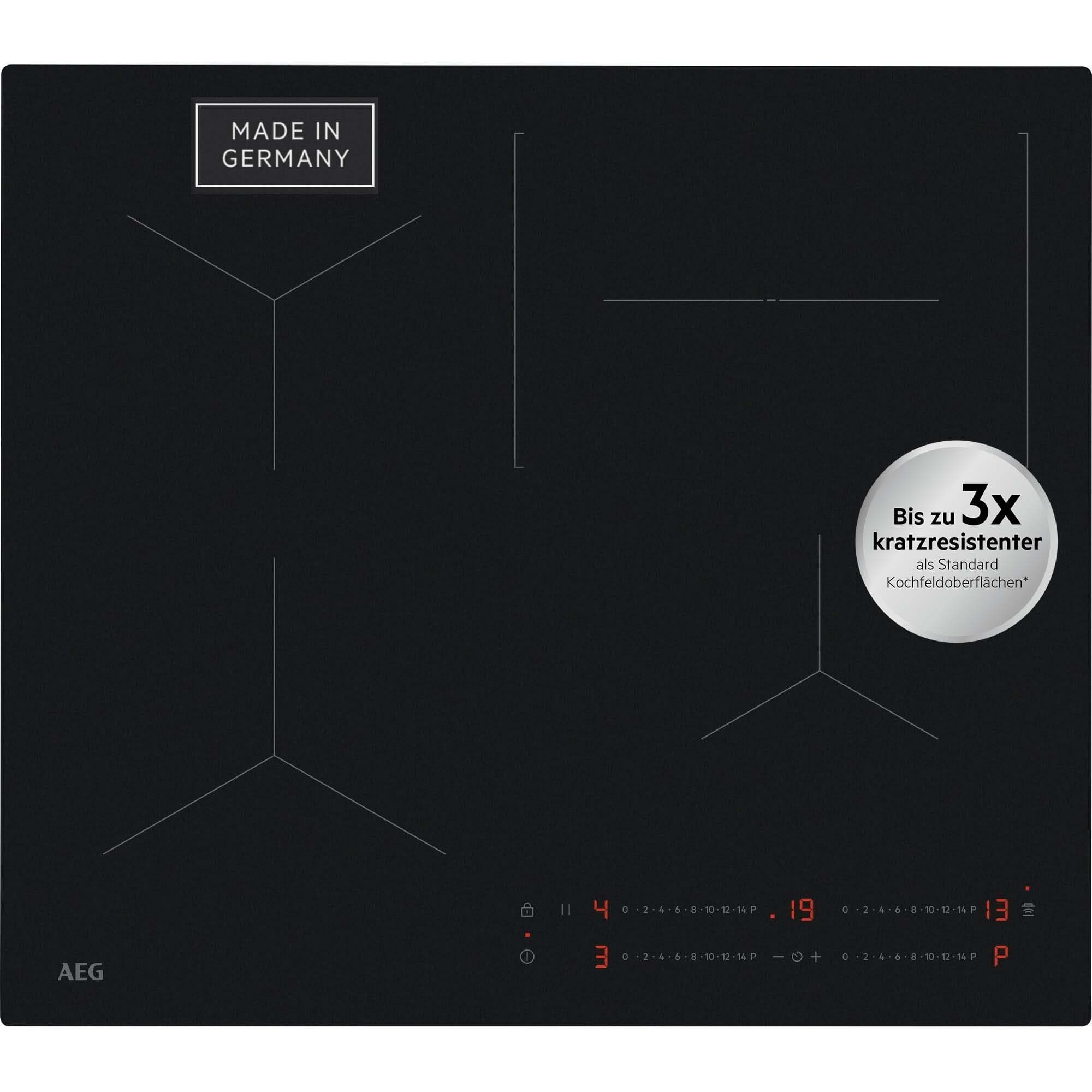 AEG Induktions-Kochfeld TO64ICOFIT Schwarz