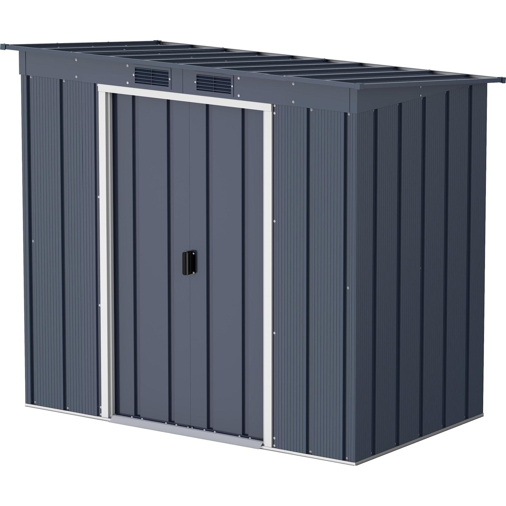 Gerätehaus DURAMAX Anthrazit Metall