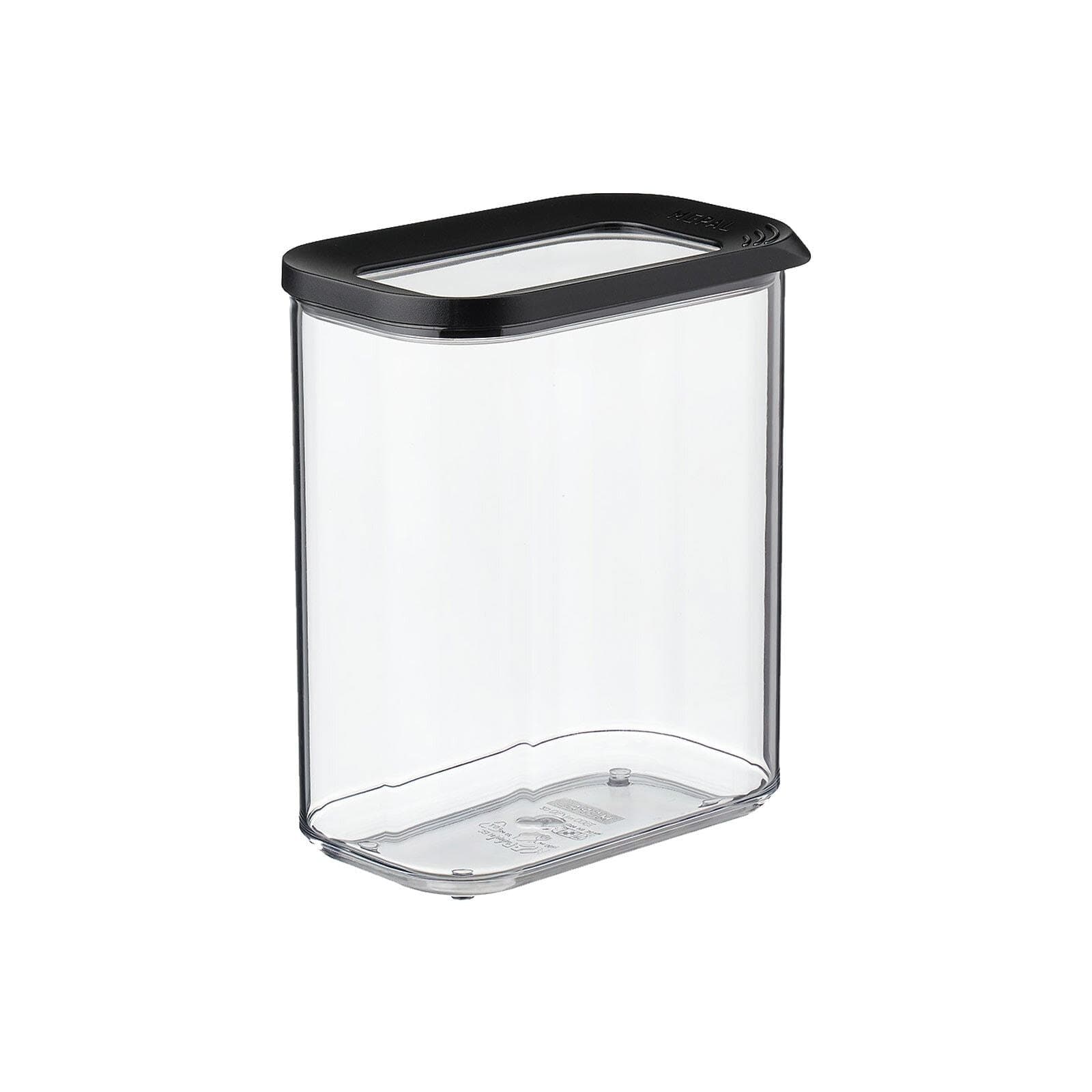 Mepal Vorratsdose Modula 1500 ml Schwarz Lebensmittelaufbewahrungsbehälter