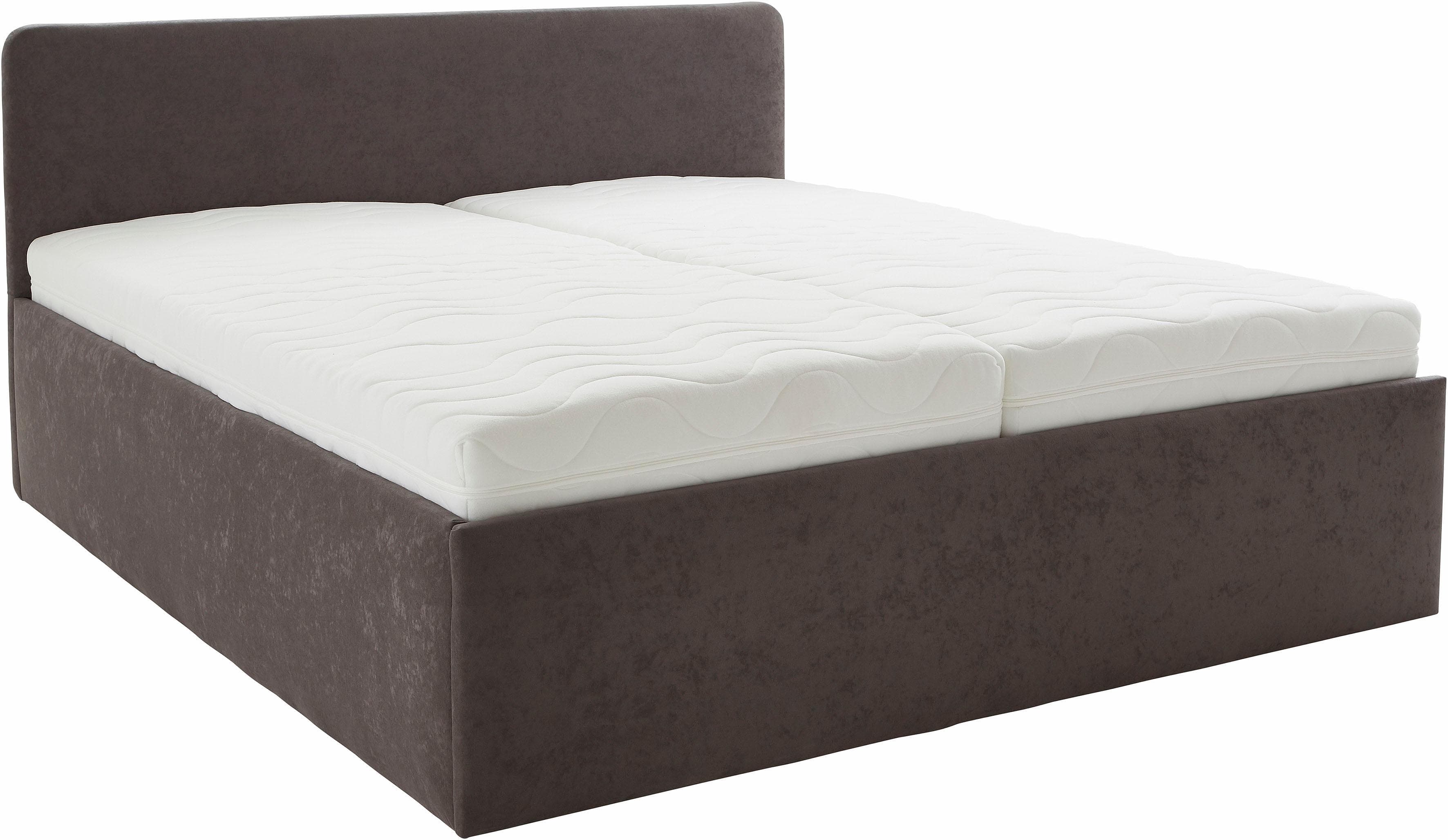 Westfalia Schlafkomfort Polsterbett Davos mit Bettkasten und Kaltschaummatratze