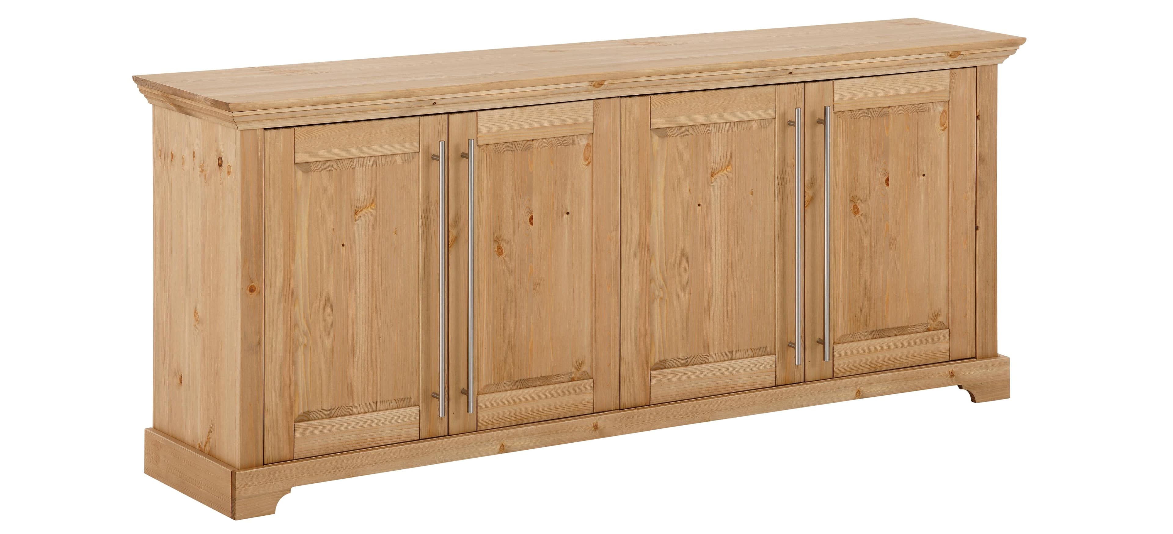 OTTO HOME Kommode Melissa Massivholz Kiefer Beige 4-türig