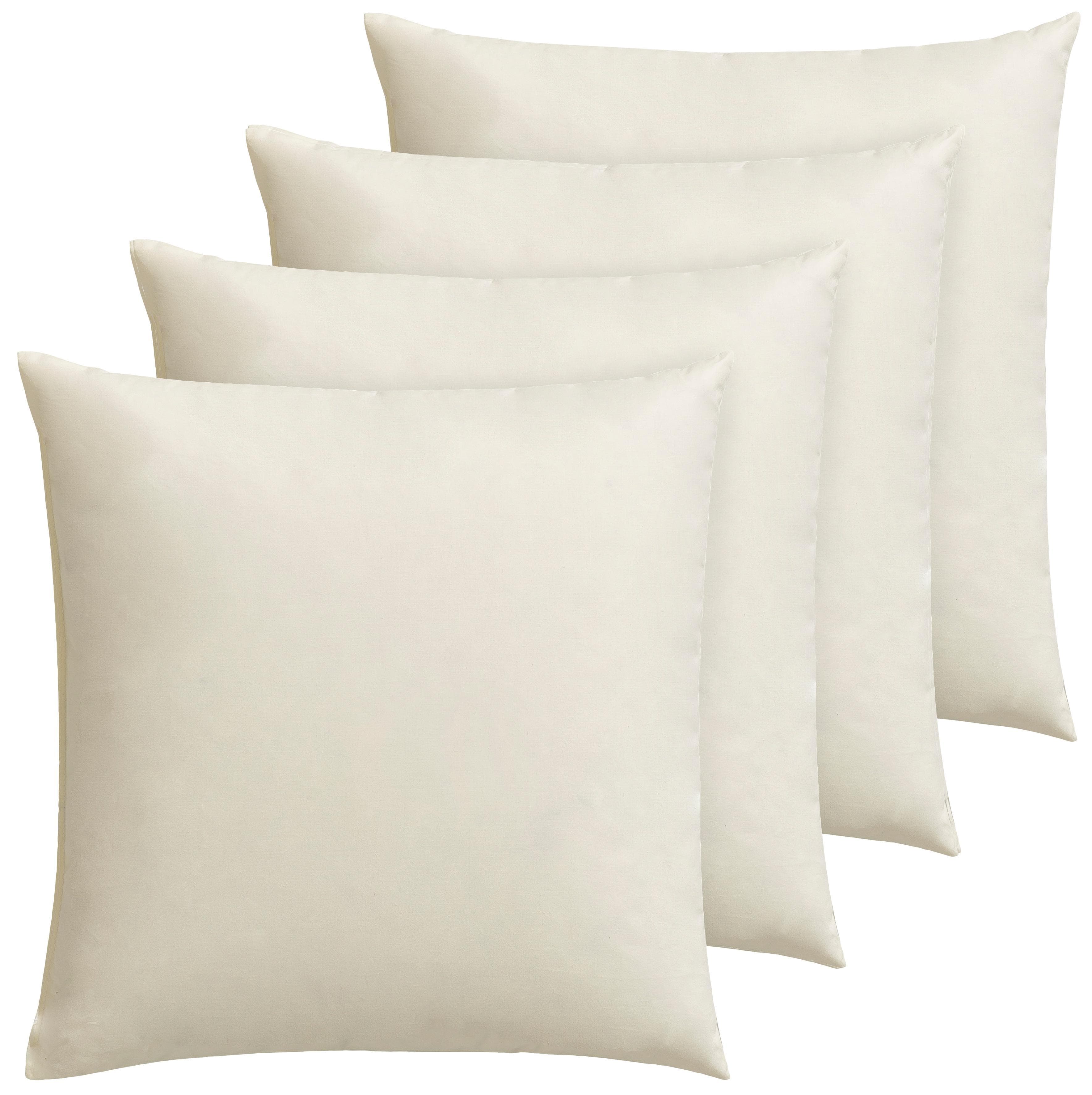Otto Keller Daunenkissen Annabelle 40x40 cm Beige Baumwolle