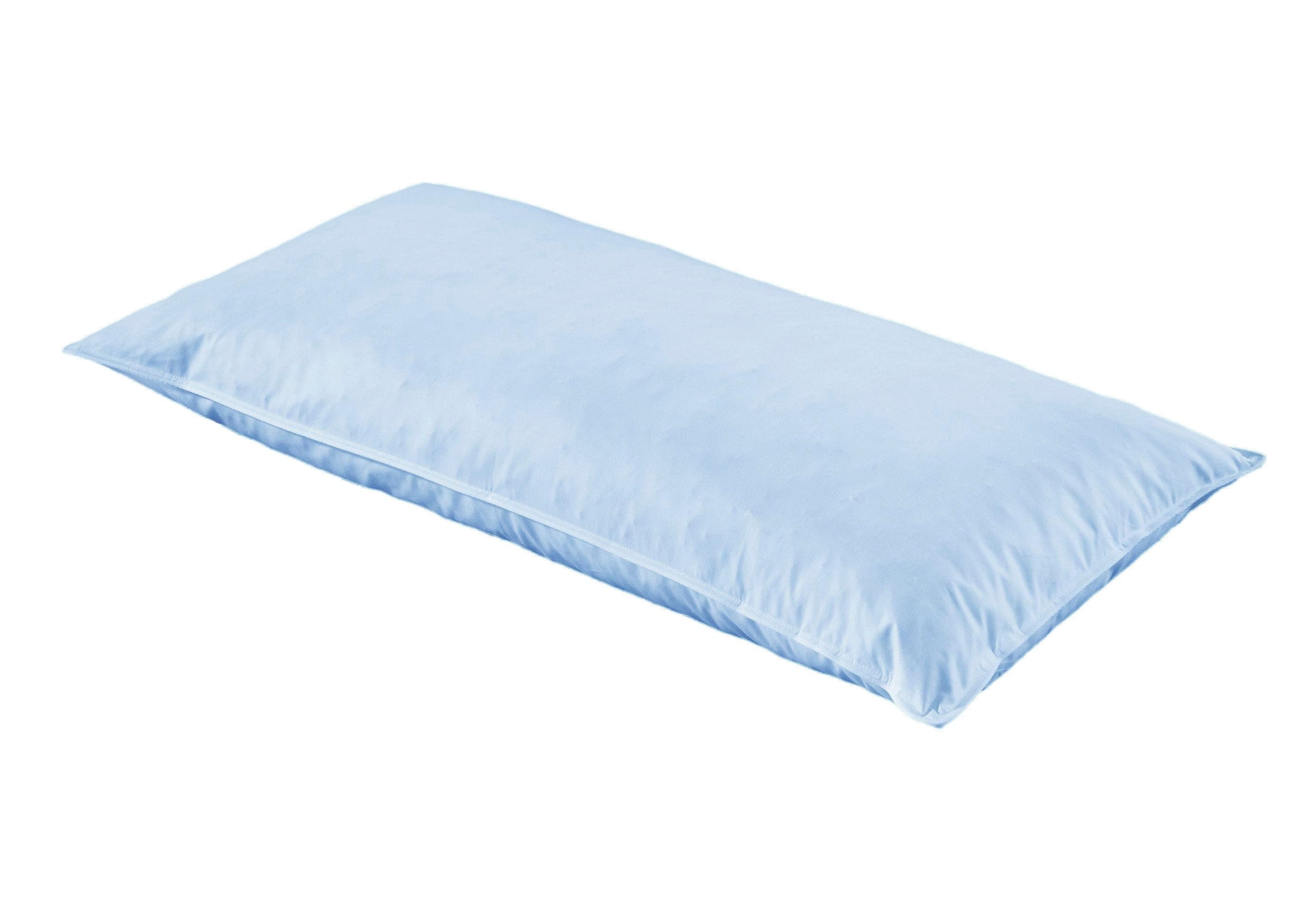Otto Keller Federkissen Blau 100% Baumwolle Gänsefedern