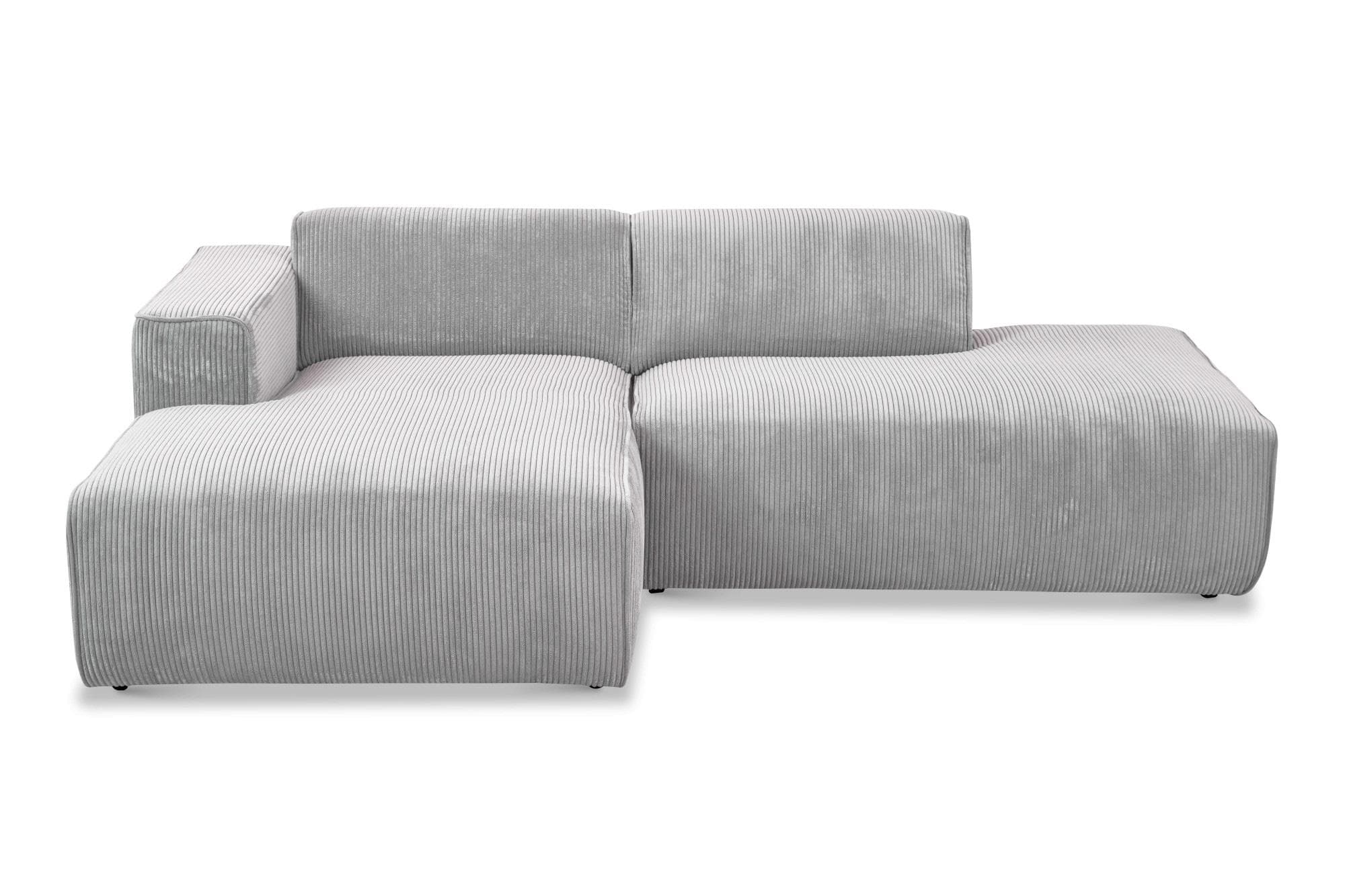 HOME AFFAIRE Ecksofa Noord Grau L-Form mit Recamiere