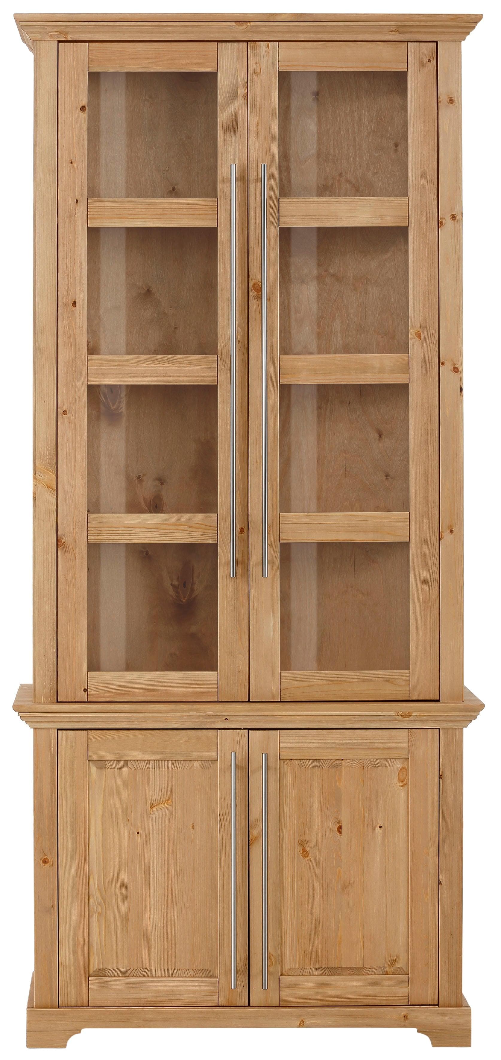 OTTO HOME Vitrine Melissa Massivholz Kiefer Beige Natur