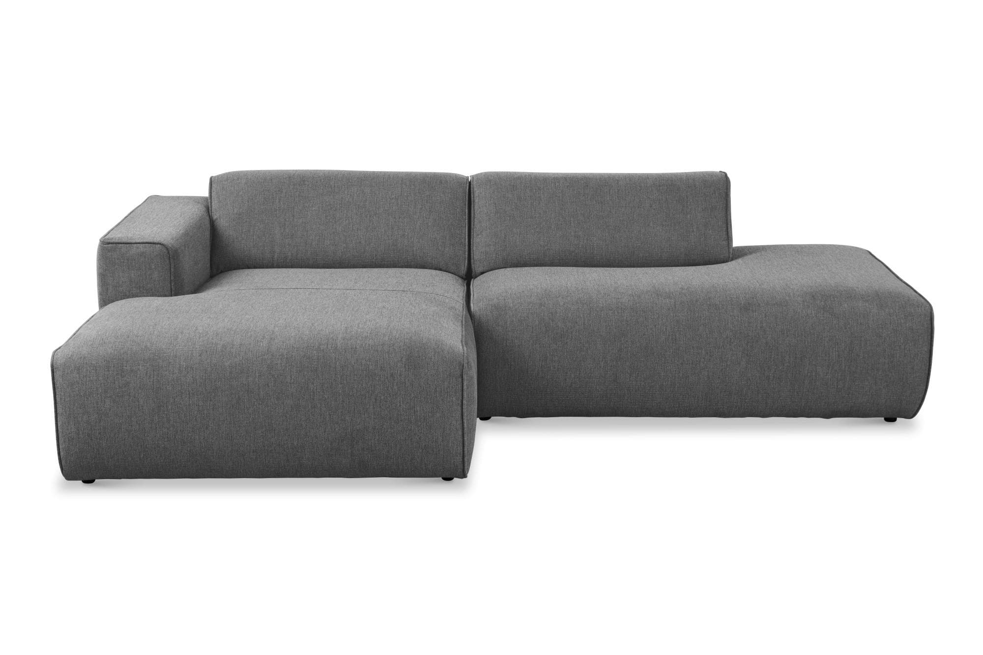 HOME AFFAIRE Ecksofa Noord L-Form Anthrazit mit Recamiere