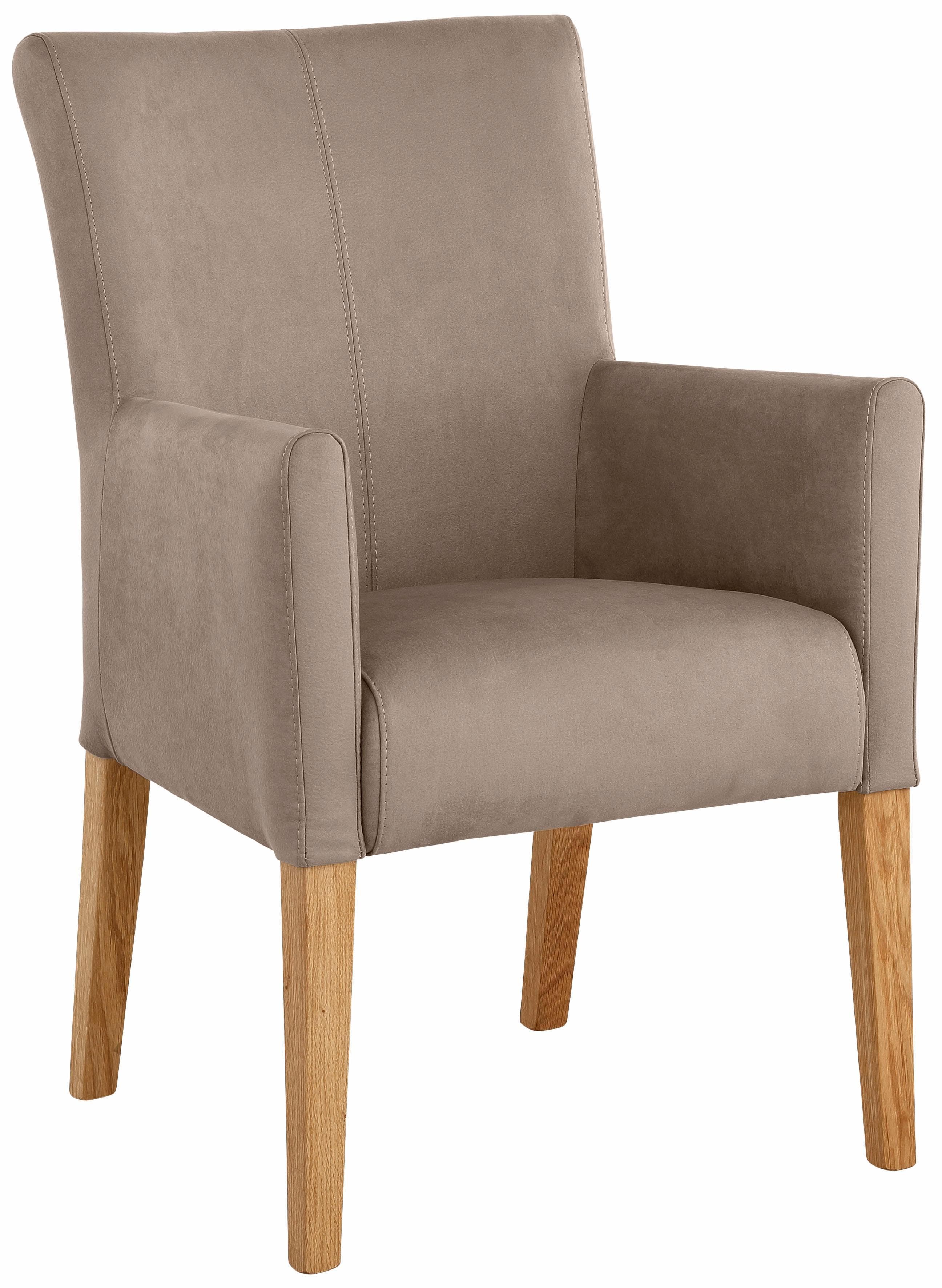 Home Affaire King Armlehnstuhl Taupe Eiche Natur