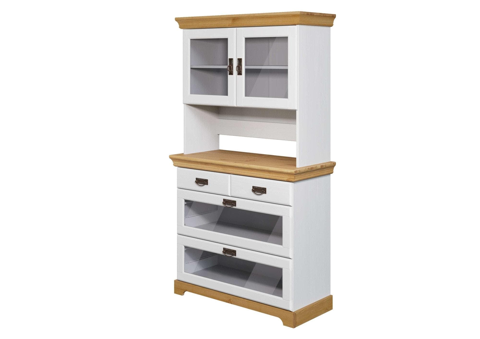 OTTO HOME Buffet Rügen Weiß Landhausstil Massivholz