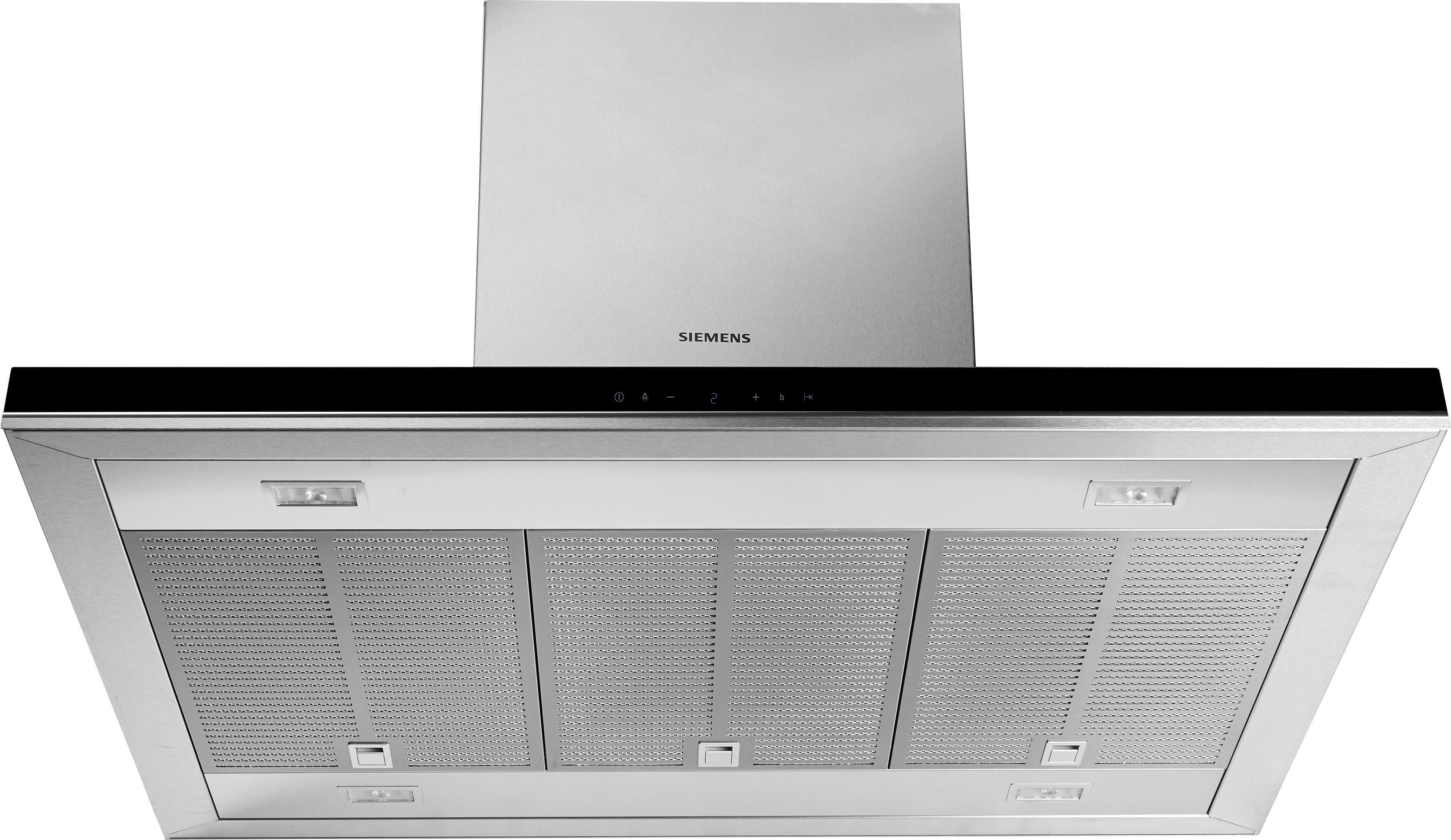 SIEMENS Inselhaube LF98BIP50 Edelstahl LED-Beleuchtung