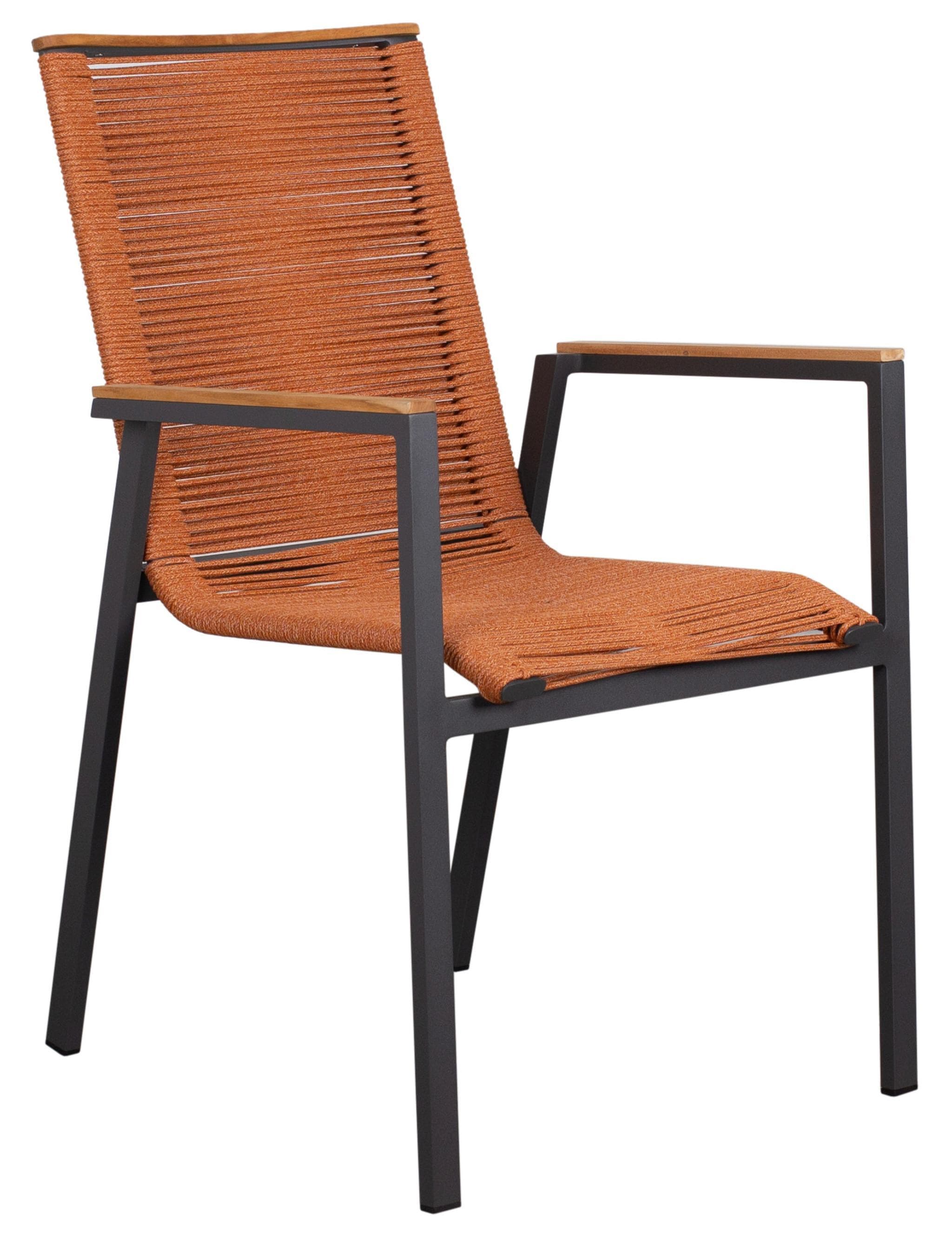 Stapelsessel-Set Montana 2er-Set Terracotta Metall