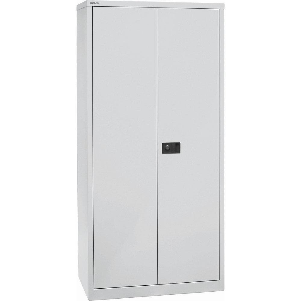BISLEY UNIVERSAL Flügeltürenschrank lichtgrau Stahl