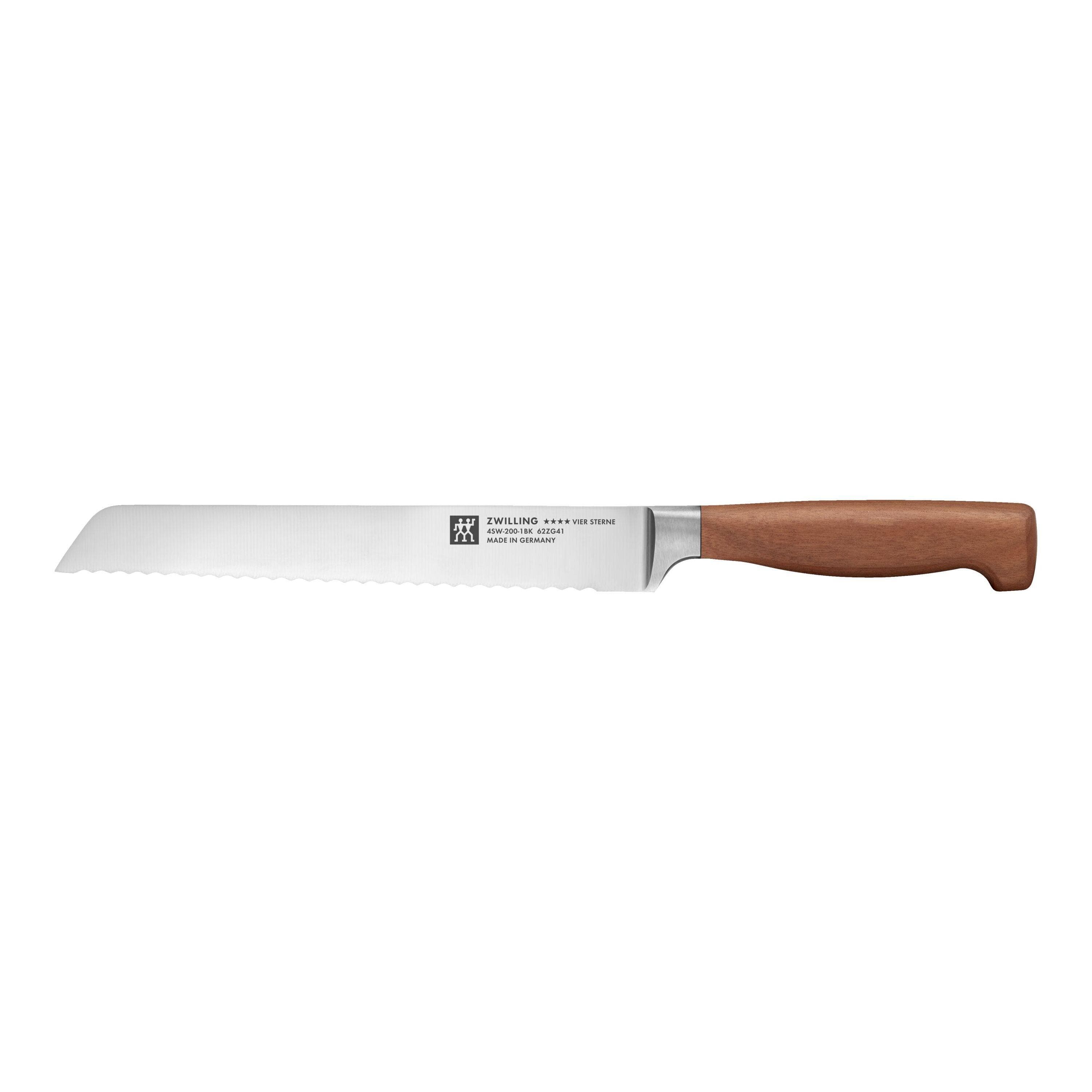 ZWILLING VIER STERNE Brotmesser 20 cm Wellenschliff Kotibé