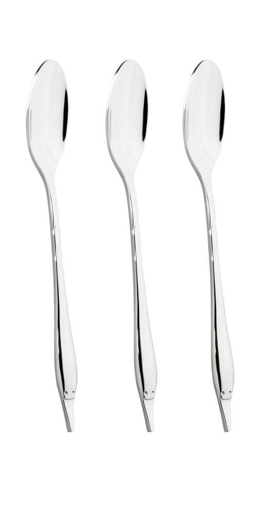 Mulex Mini-Löffel Set Hochglanzpoliert Silber Edelstahl