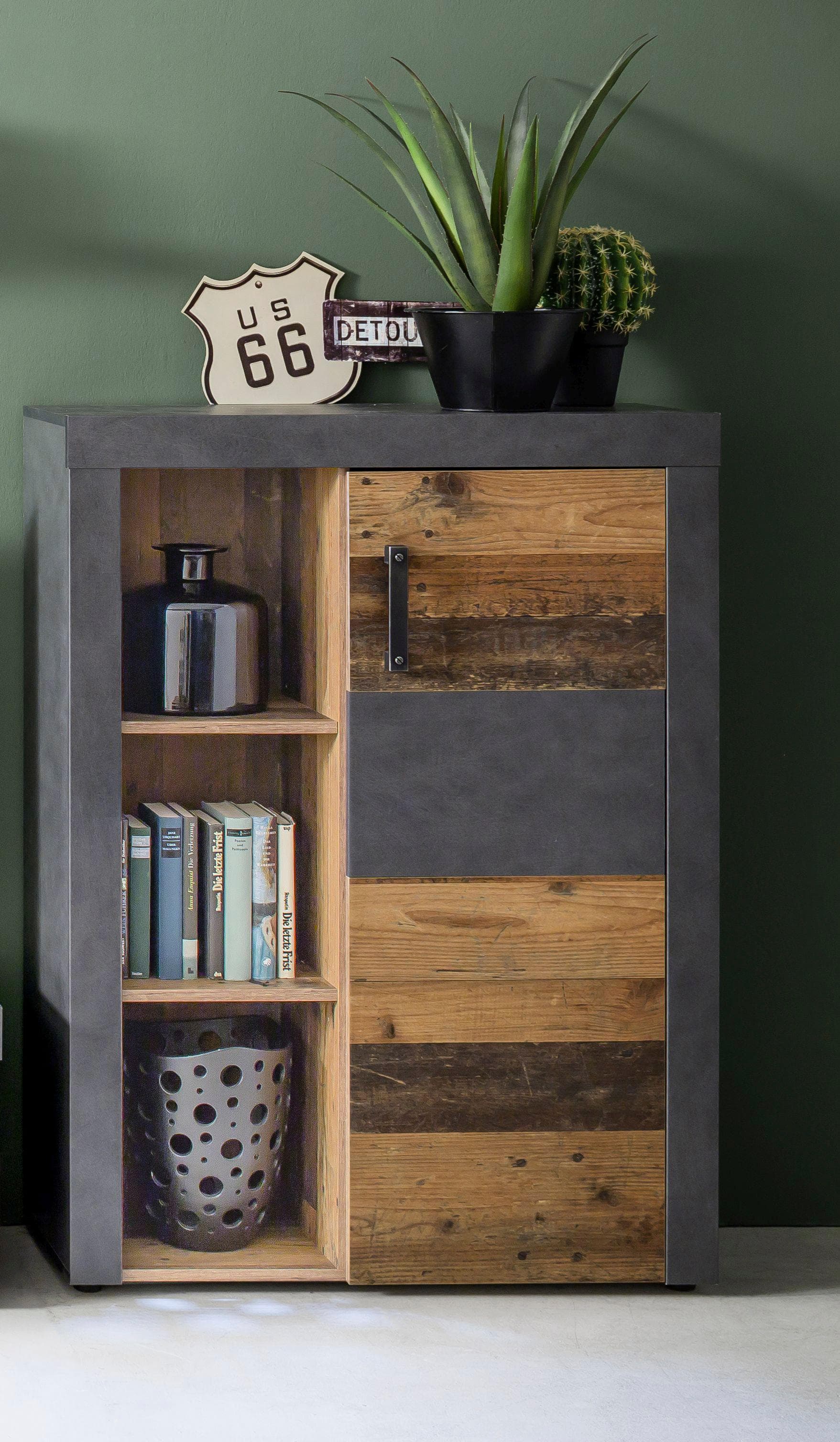 Highboard INOSIGN Ilana Grau Shabby-Look