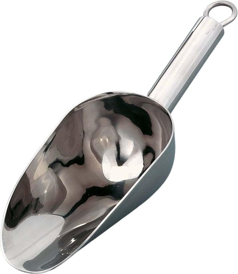 GSD Küchenschaufel Edelstahl Silber Ergonomisch Spülmaschinengeeignet