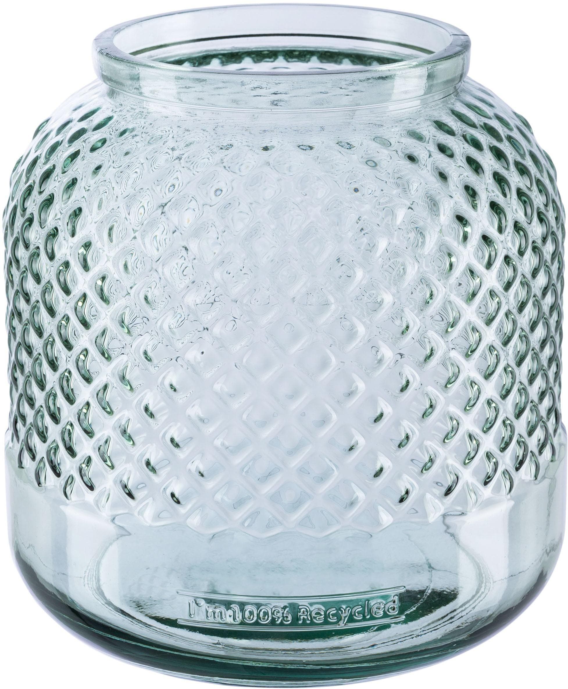 Dekovase CREATIV HOME Vase Grün Modernes Design