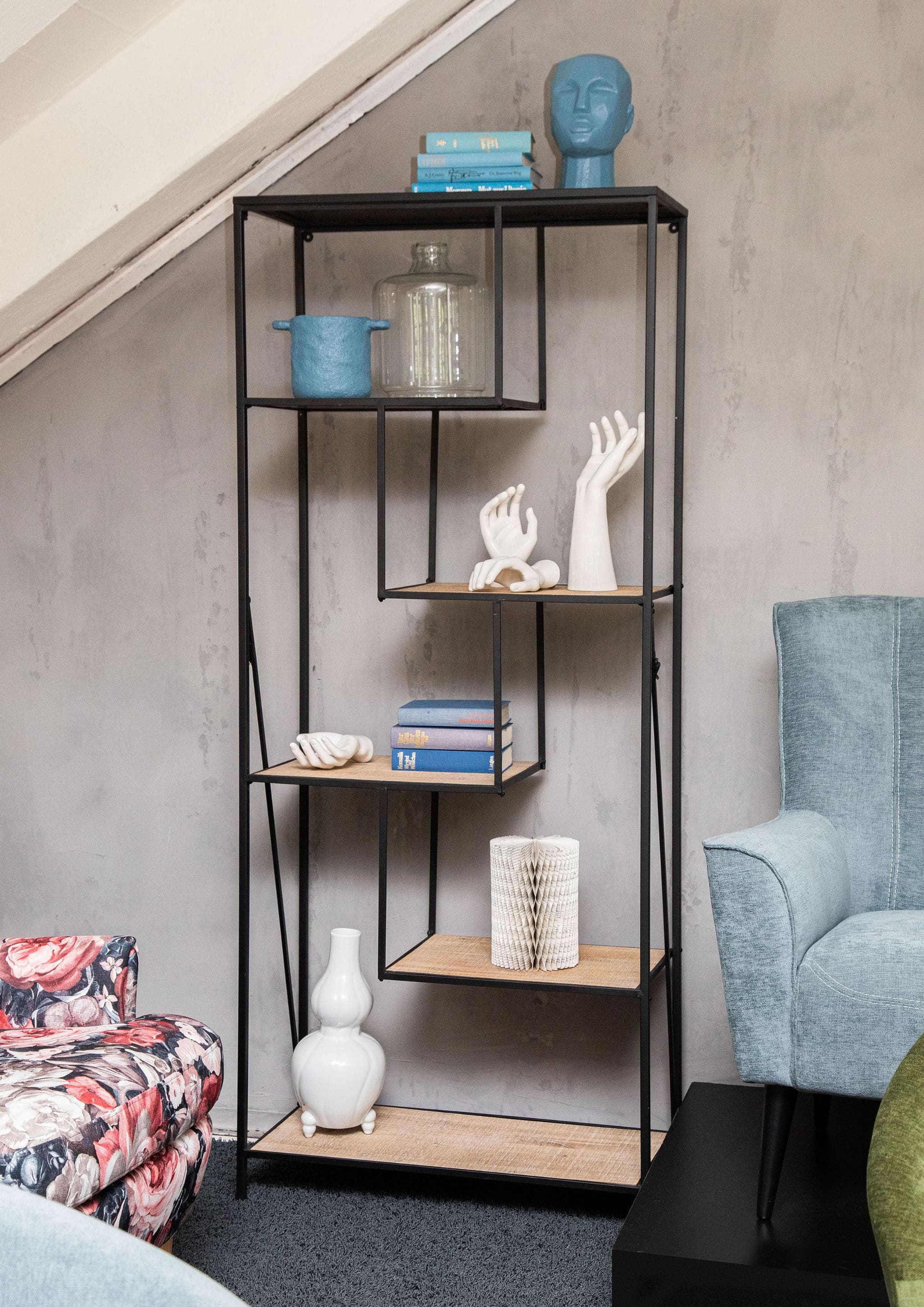 Gutmann Factory Alcott Klappbares Regal in Holzoptik