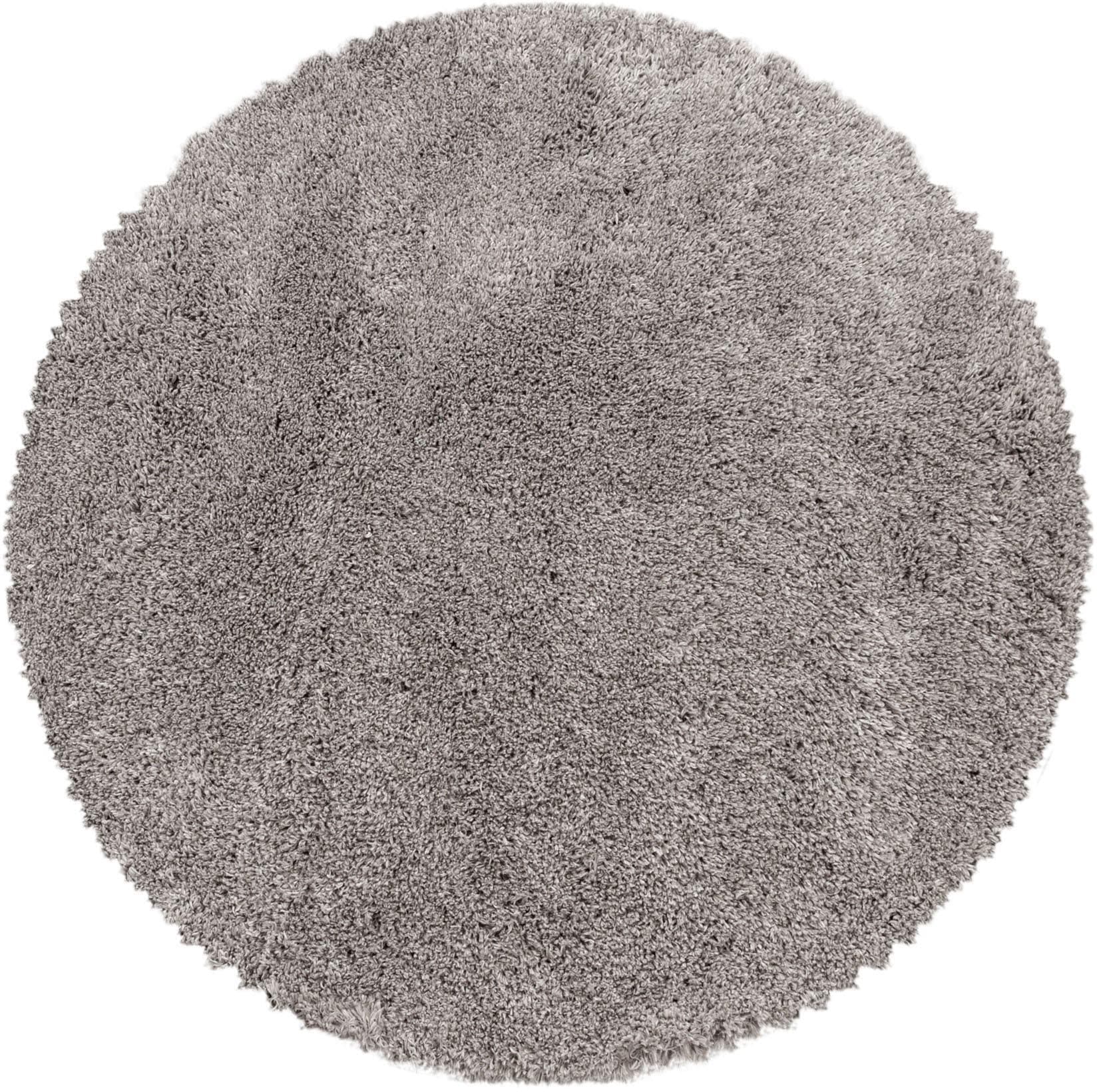 AYYILDIZ TEPPICHE FLUFFY 3500 Hochflor-Teppich Beige Rund 200cm