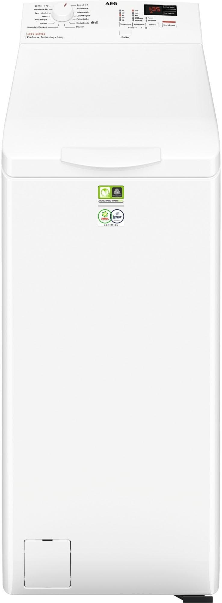 AEG Waschmaschine Toplader LTR6A41460 Anti-Allergie-Programm