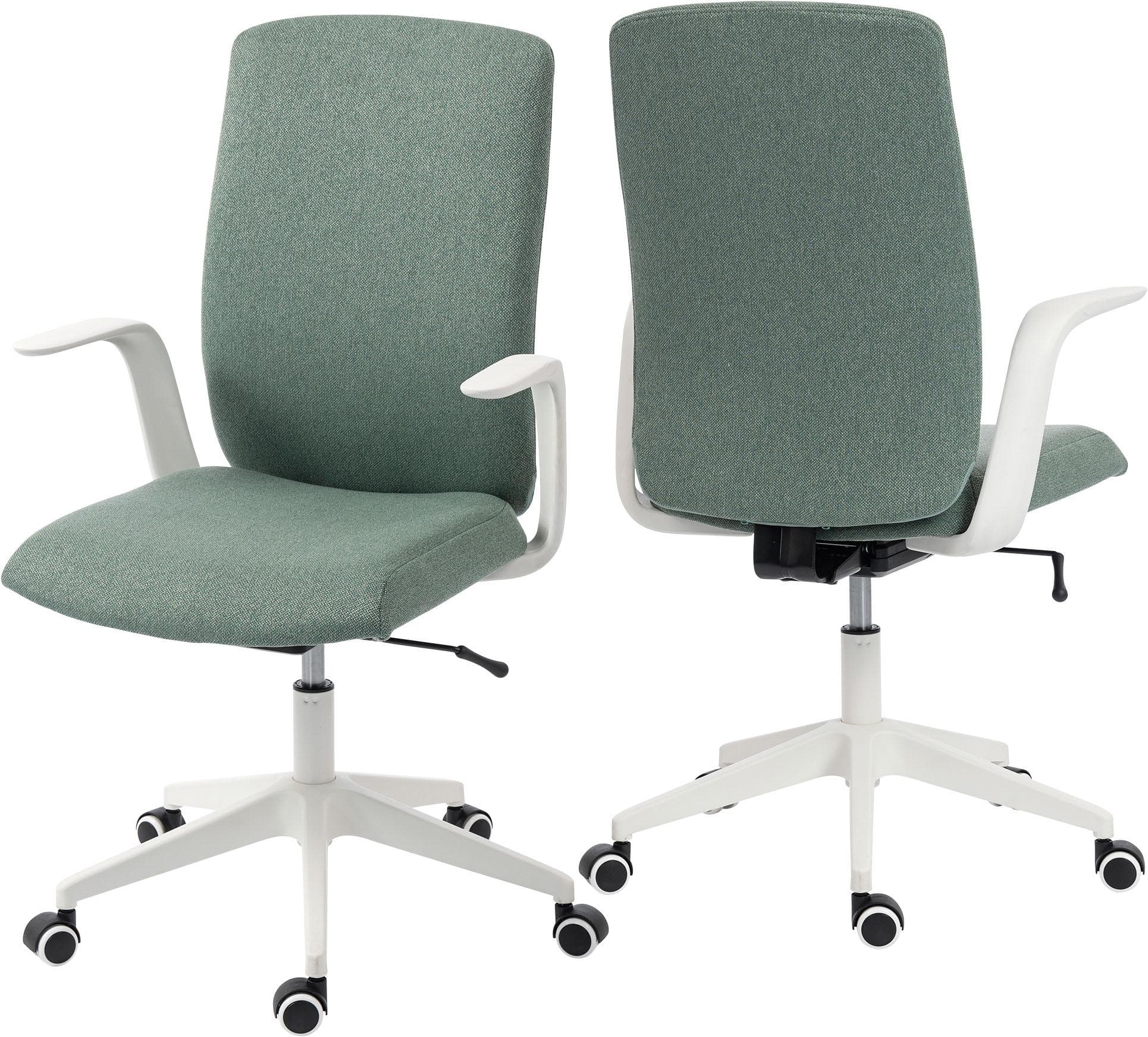 Drehstuhl Floris - Duo Collection - Grün/Weiß