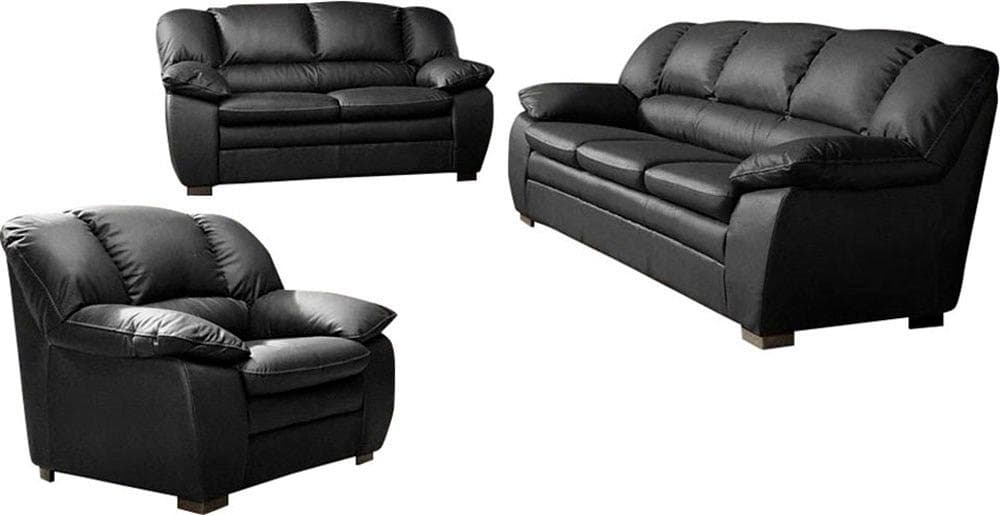 Elegantes Polstergarnitur Set (Sessel, 2- & 2,5-Sitzer)