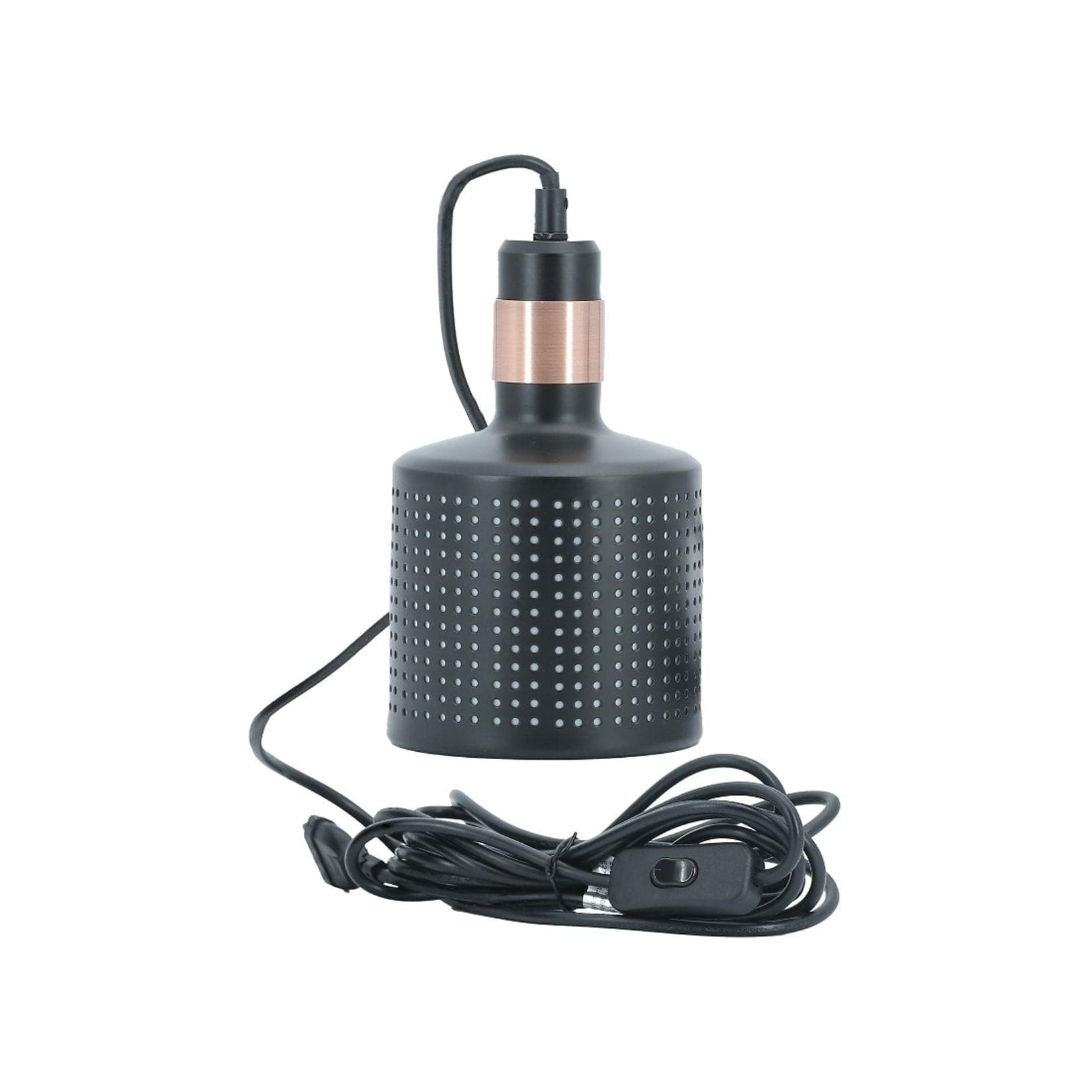 Venso EcoSolutions VEGA Lampenschirm Schwarz E27 Metall