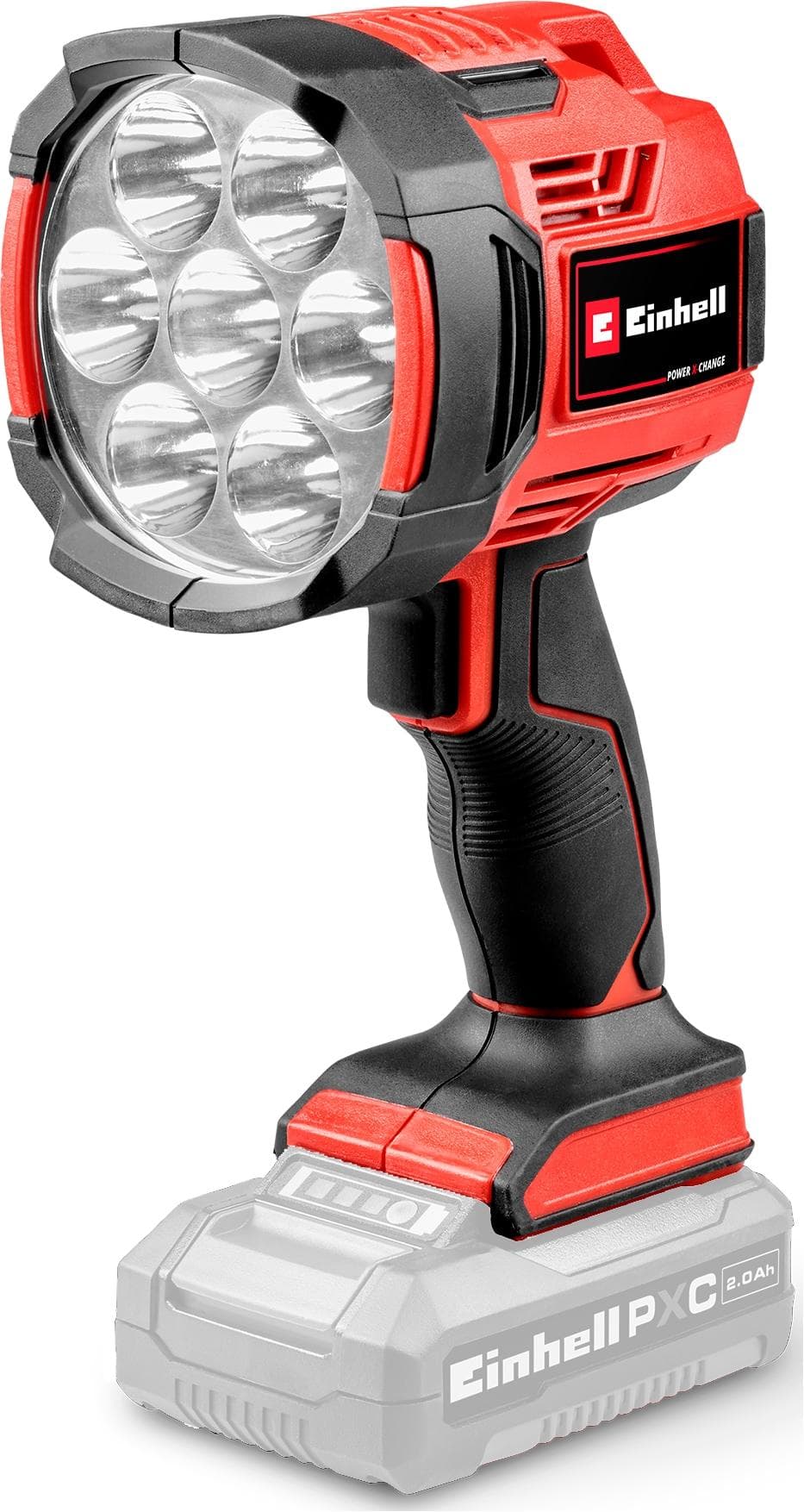 Einhell LED Arbeitsleuchte TE-CL 18/2500 Li - Solo Akku-Lampe rot/schwarz