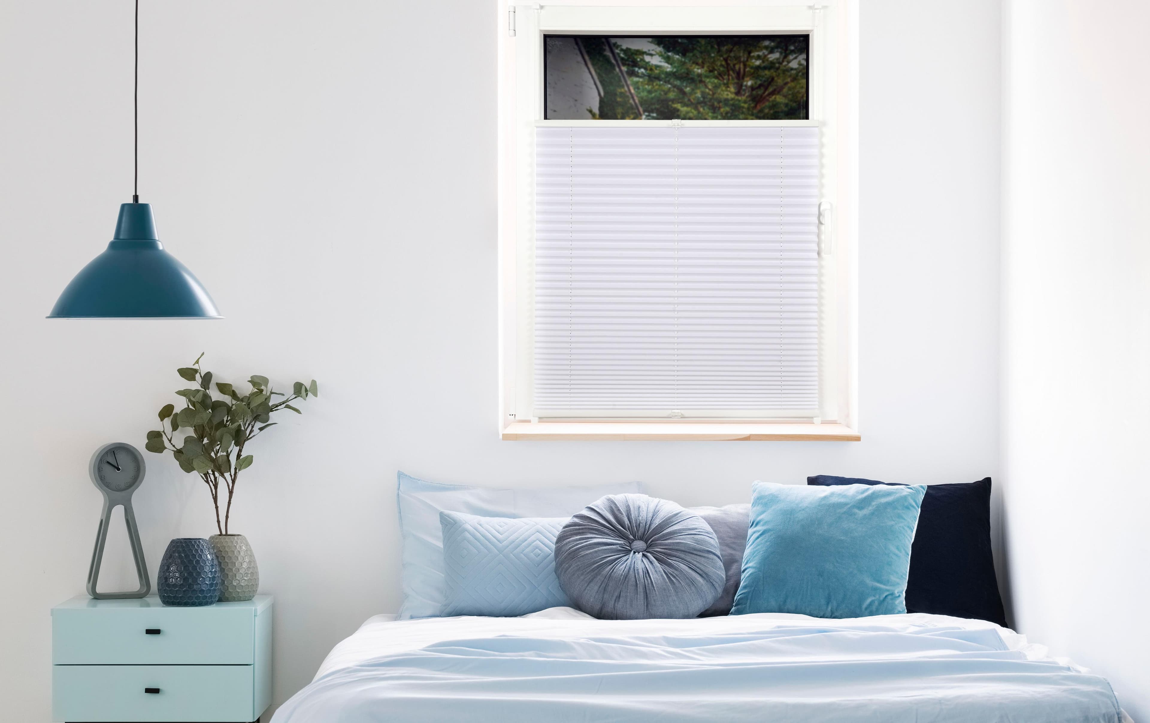 Plissee MYDECO Free Gr. 4 Weiß