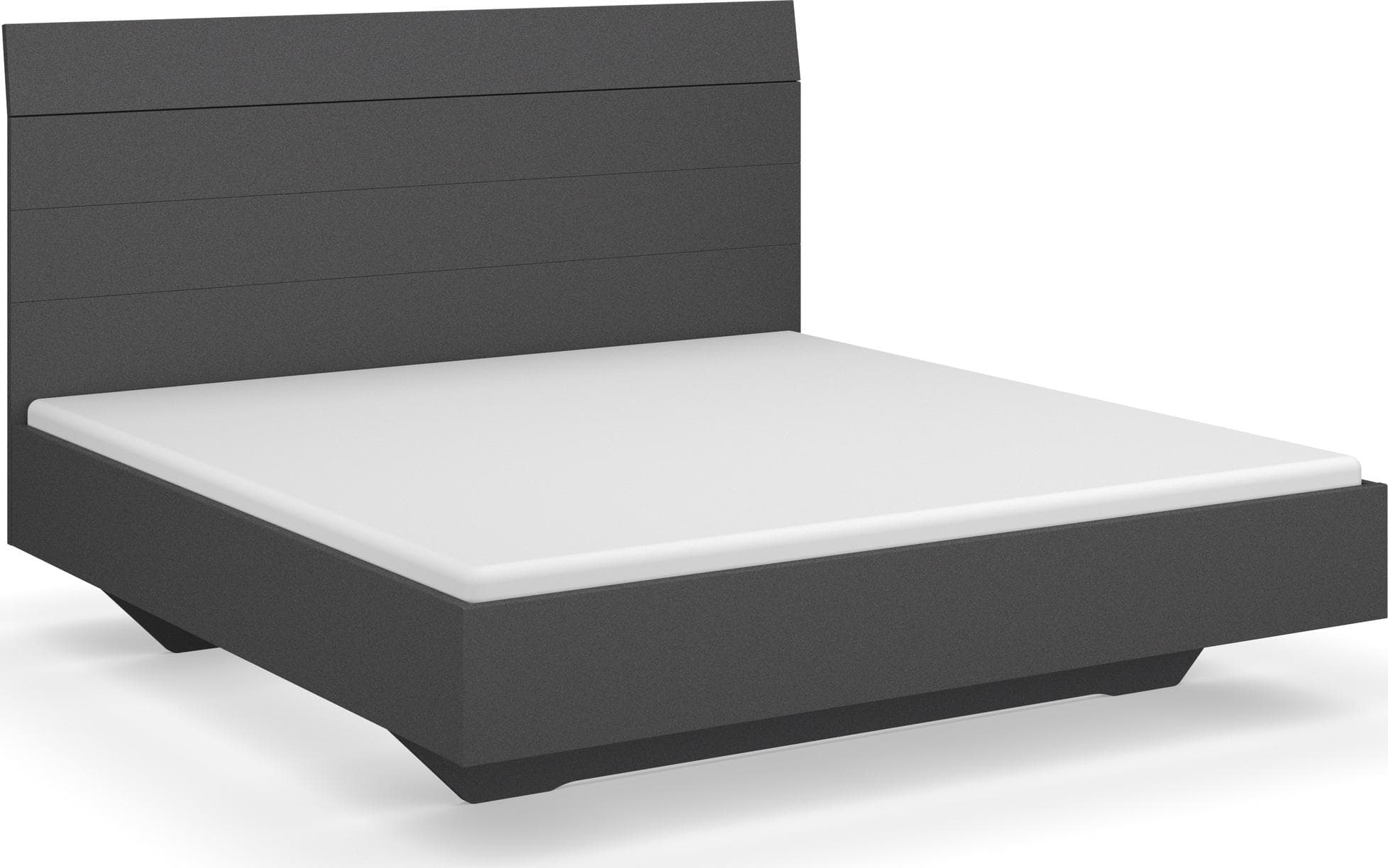 RAUCH KOLUNA Futonbett 180cm grau metallic