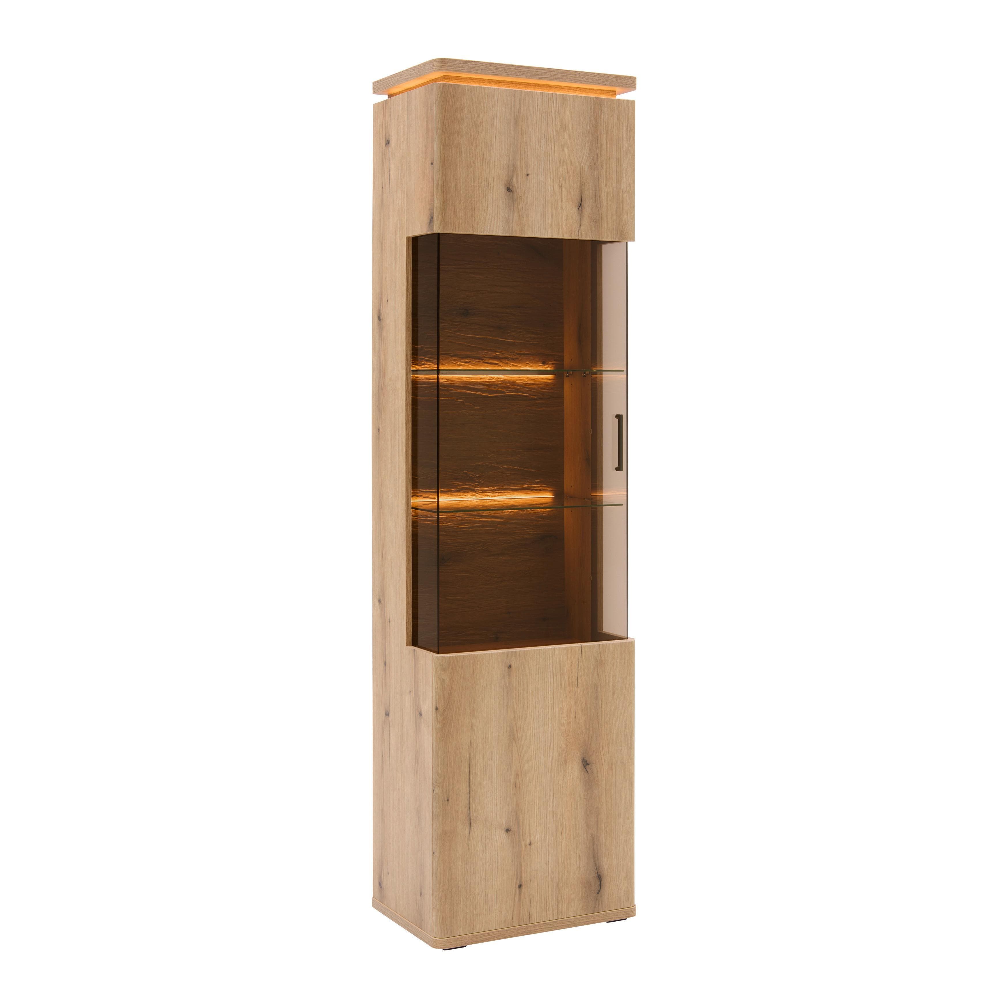 Vitrine Alameda Eichefarben Mömax DE