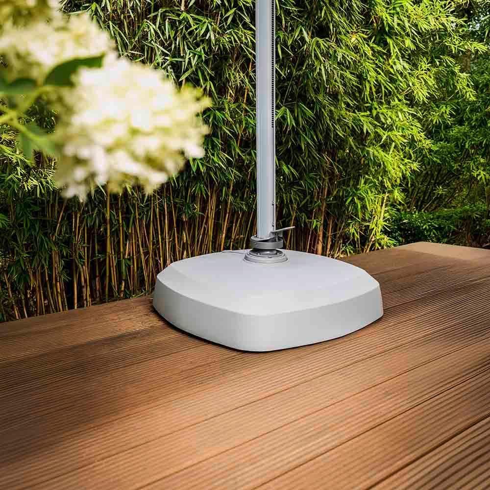 Glatz Sonnenschirmständer Roll Base Maxi Weiß