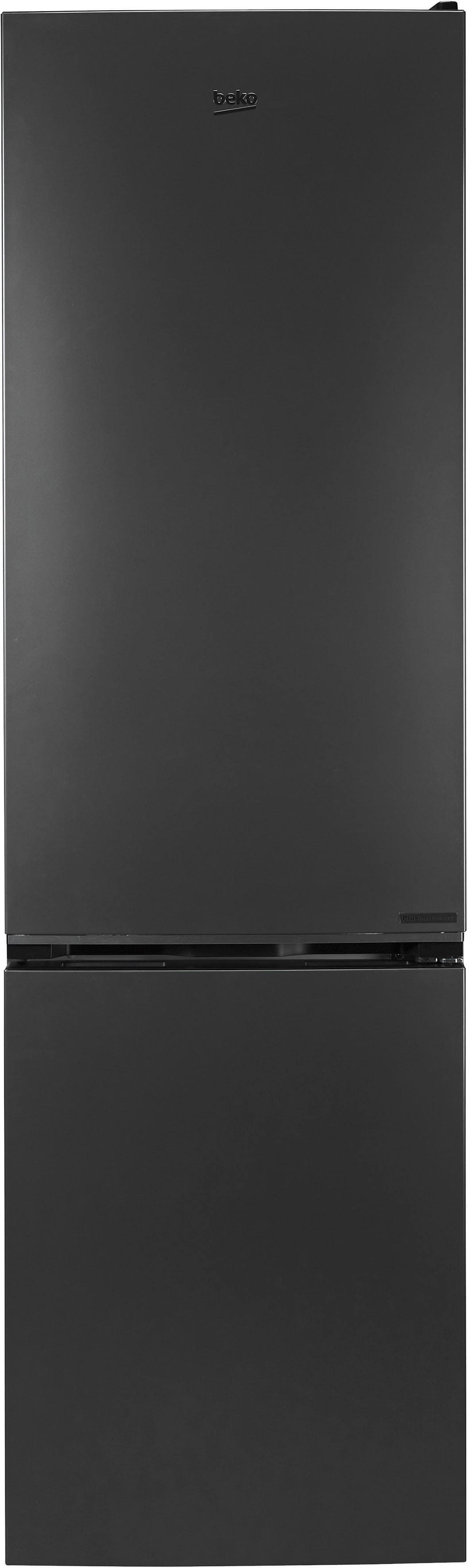 BEKO Kühl-/Gefrierkombination RCSA406K60XBN Grau Silber NoFrost