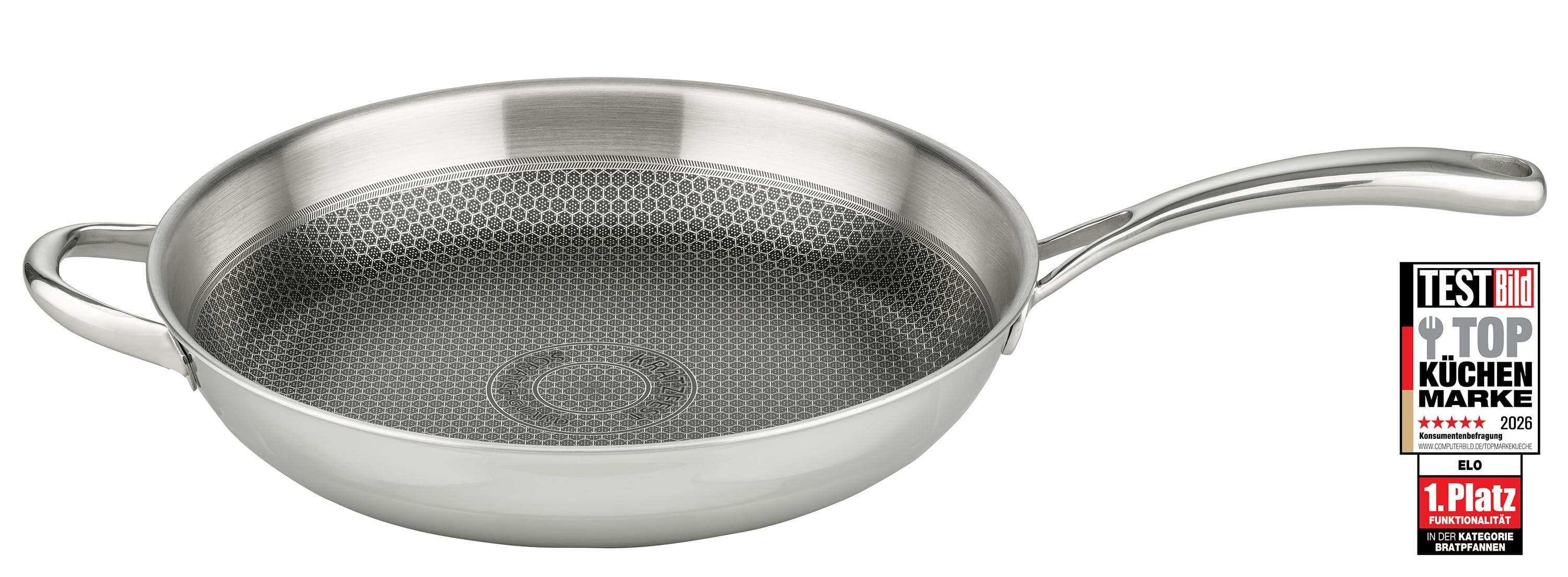 Bratpfanne ELO PREMIUM Relief Evolution Edelstahl
