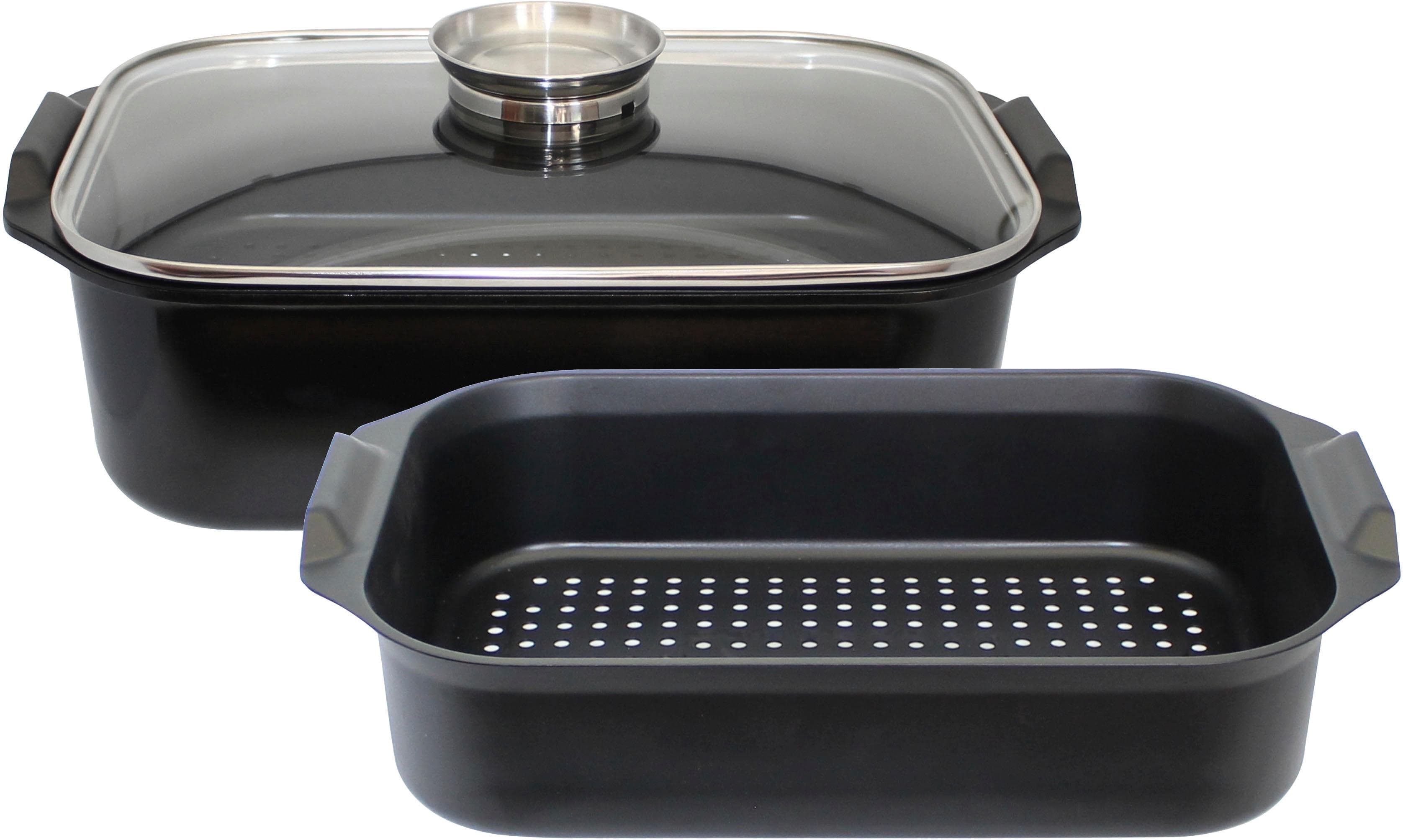 ELO Duo Vital Bräter 27cm Schwarz Keramik