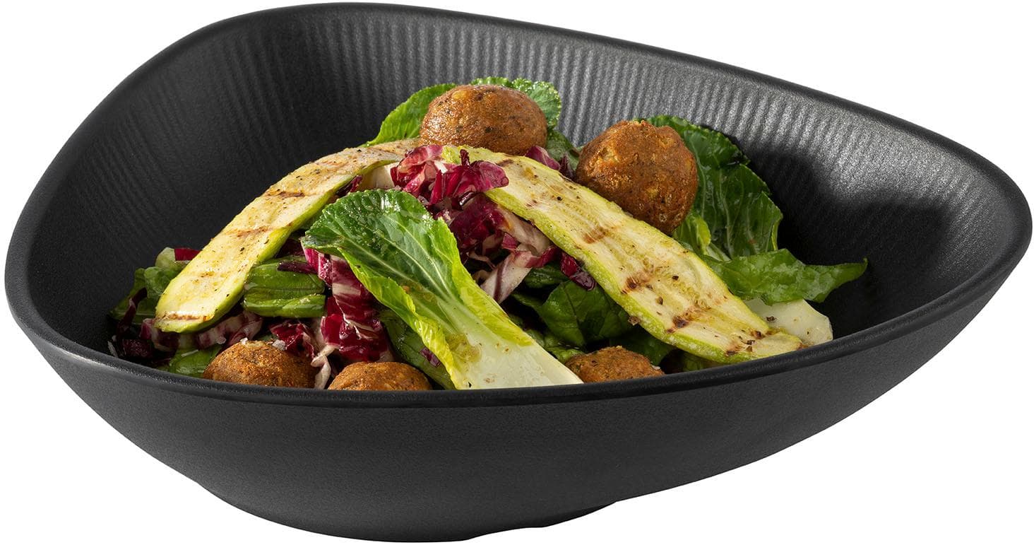 APS Servierschale NERO Schwarz Melamin Bruchfest