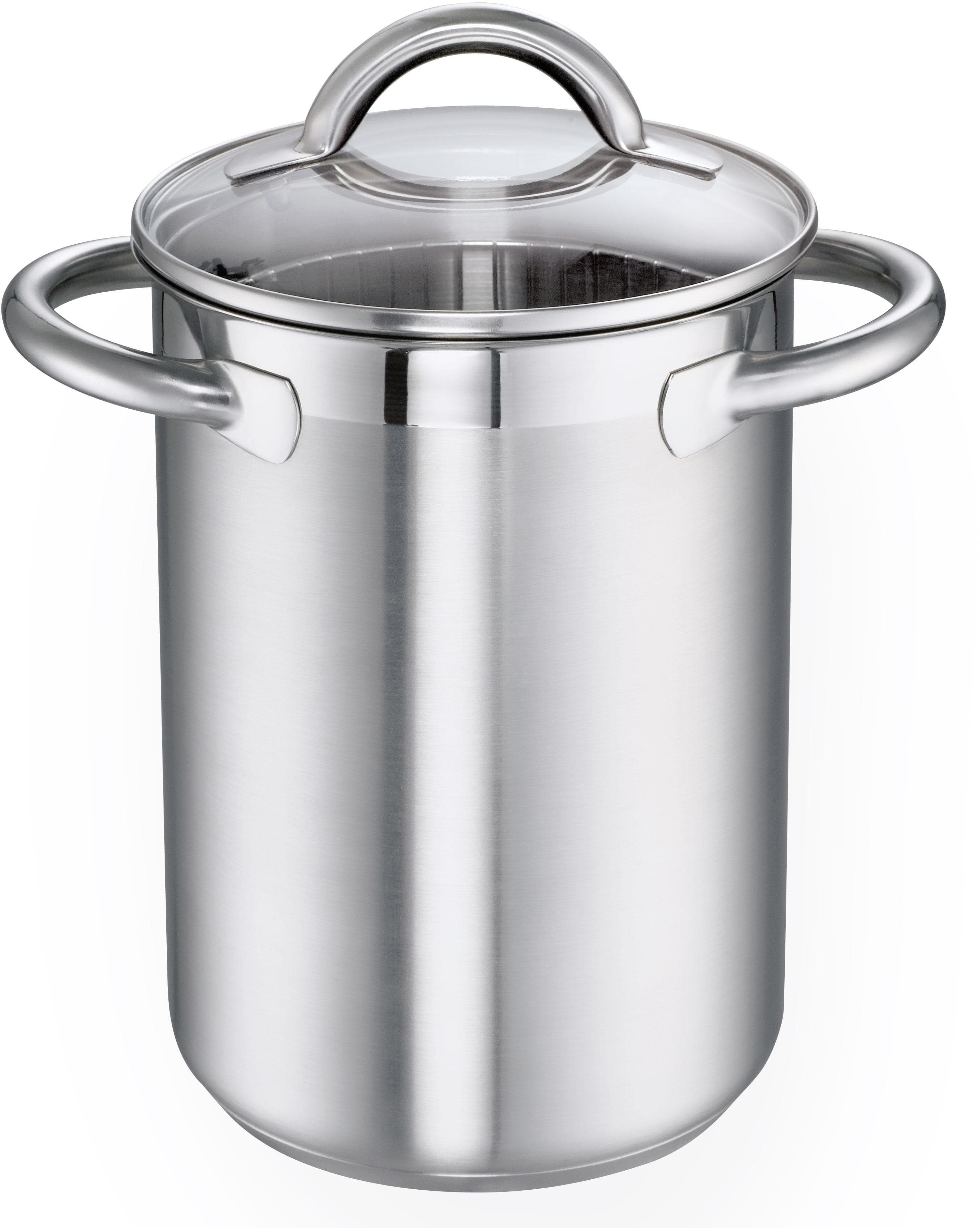 Schulte Ufer Spargeltopf Loop Silber Induktion 16cm