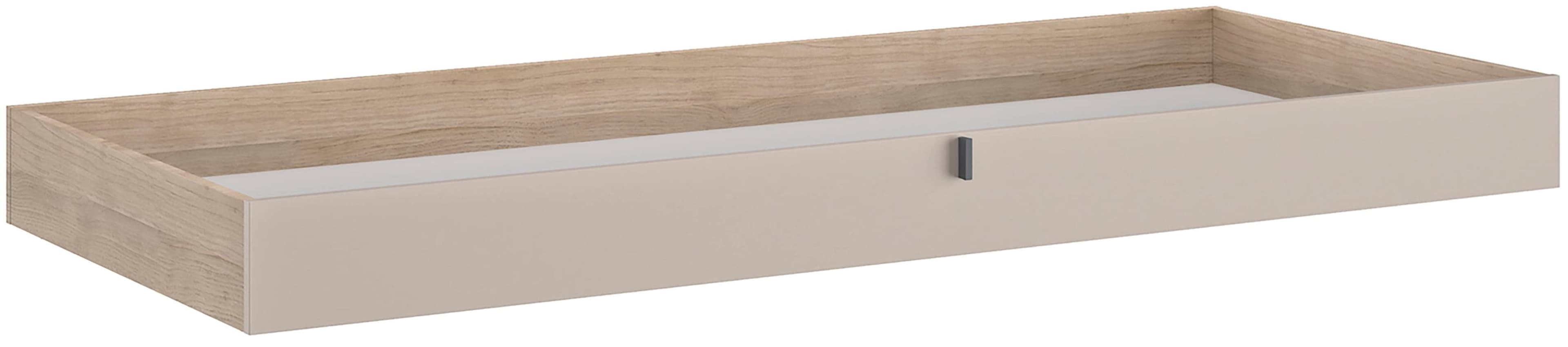 Ritmo Bettschubkasten - 193x82x17 cm - Kastanie Natur Nachbildung