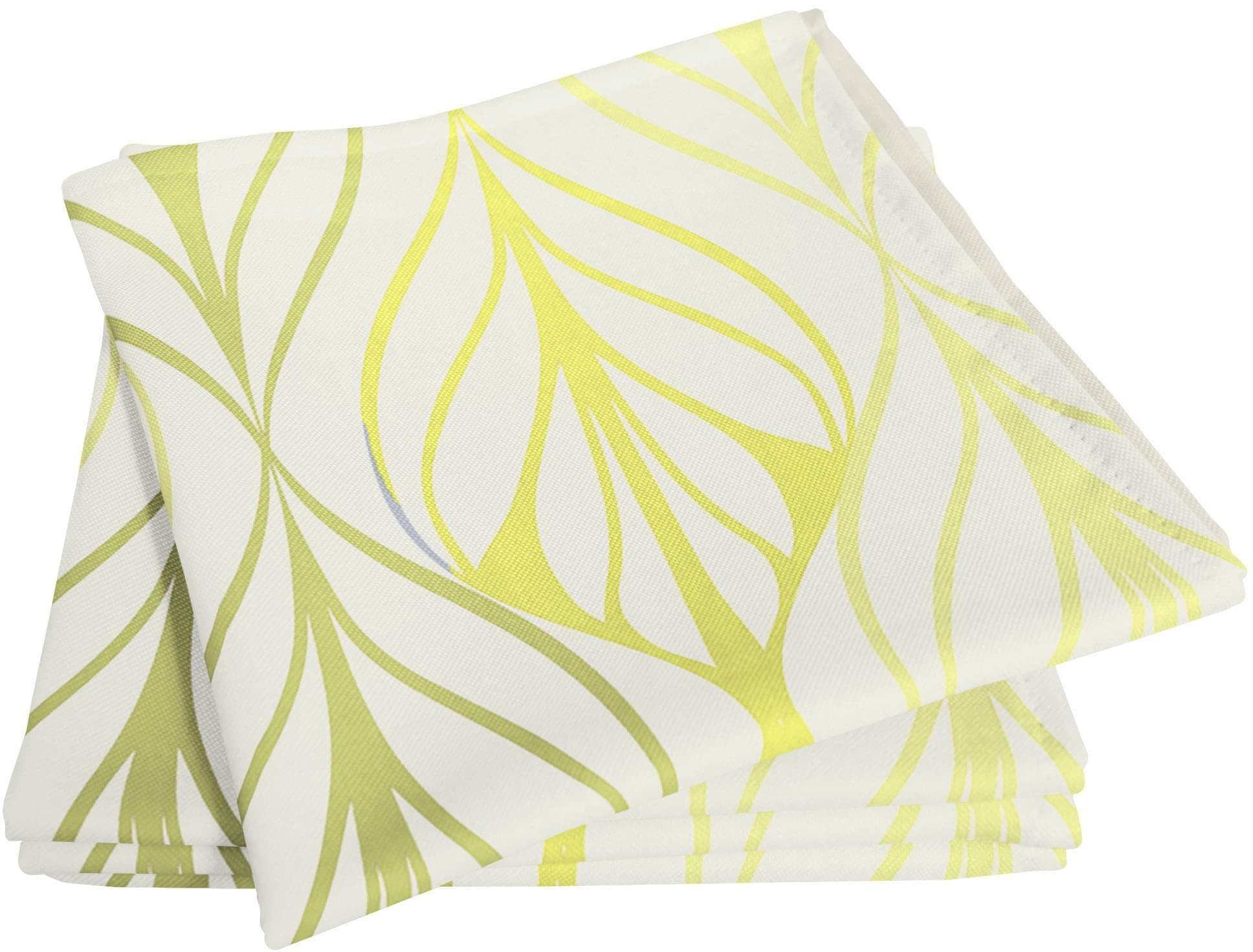 Stoffserviette ADAM 'Wave' 4er-Set - Bunt, Leinen & Bio-Baumwolle